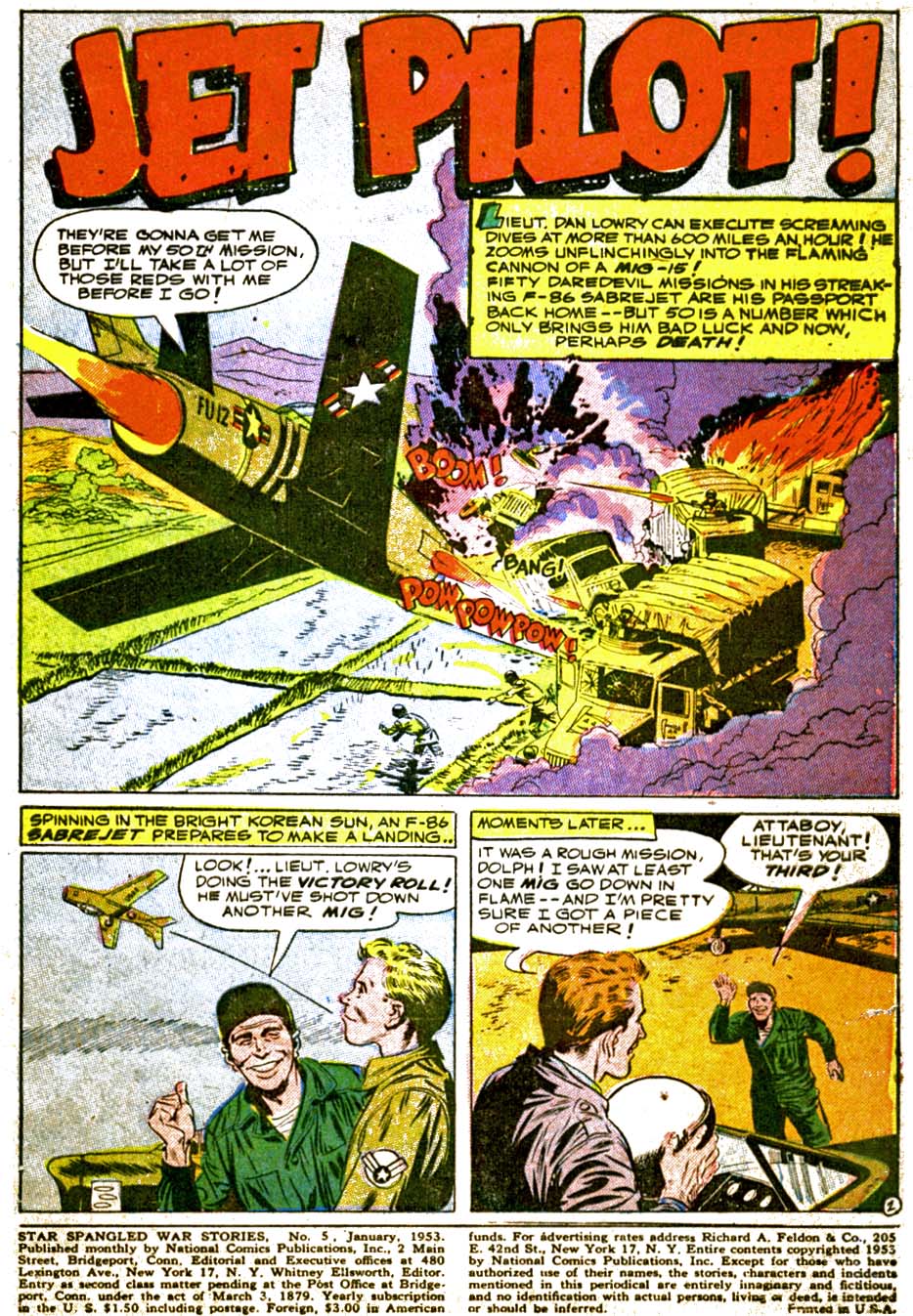 Read online Star Spangled War Stories (1952) comic -  Issue #5 - 3