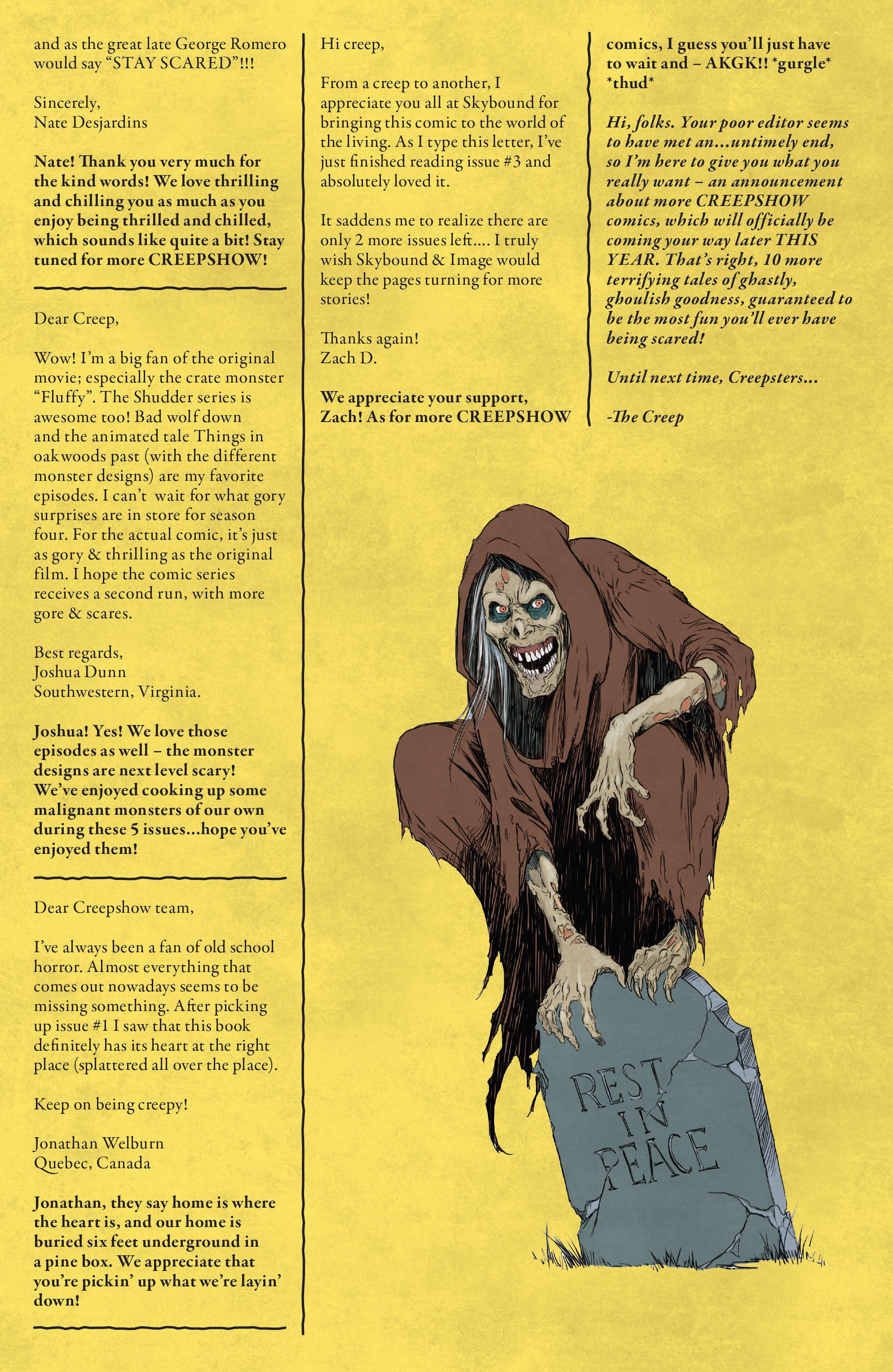 Read online Creepshow (2022) comic -  Issue #5 - 25