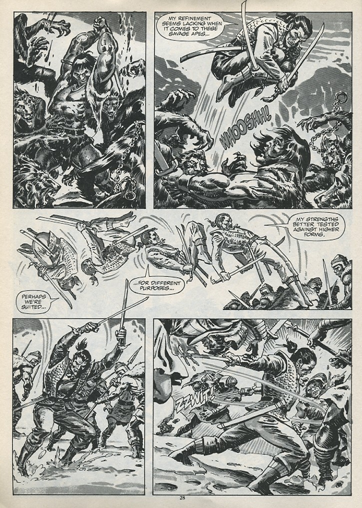 Read online The Savage Sword Of Conan comic -  Issue #187 - 30