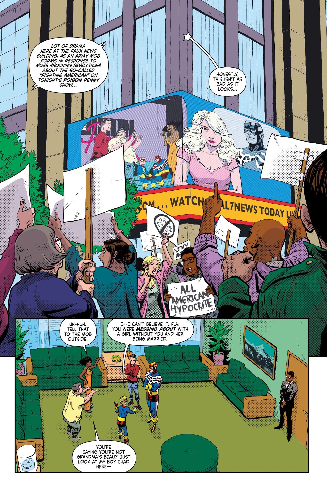 Read online Fighting American: The Ties That Bind comic -  Issue #4 - 7
