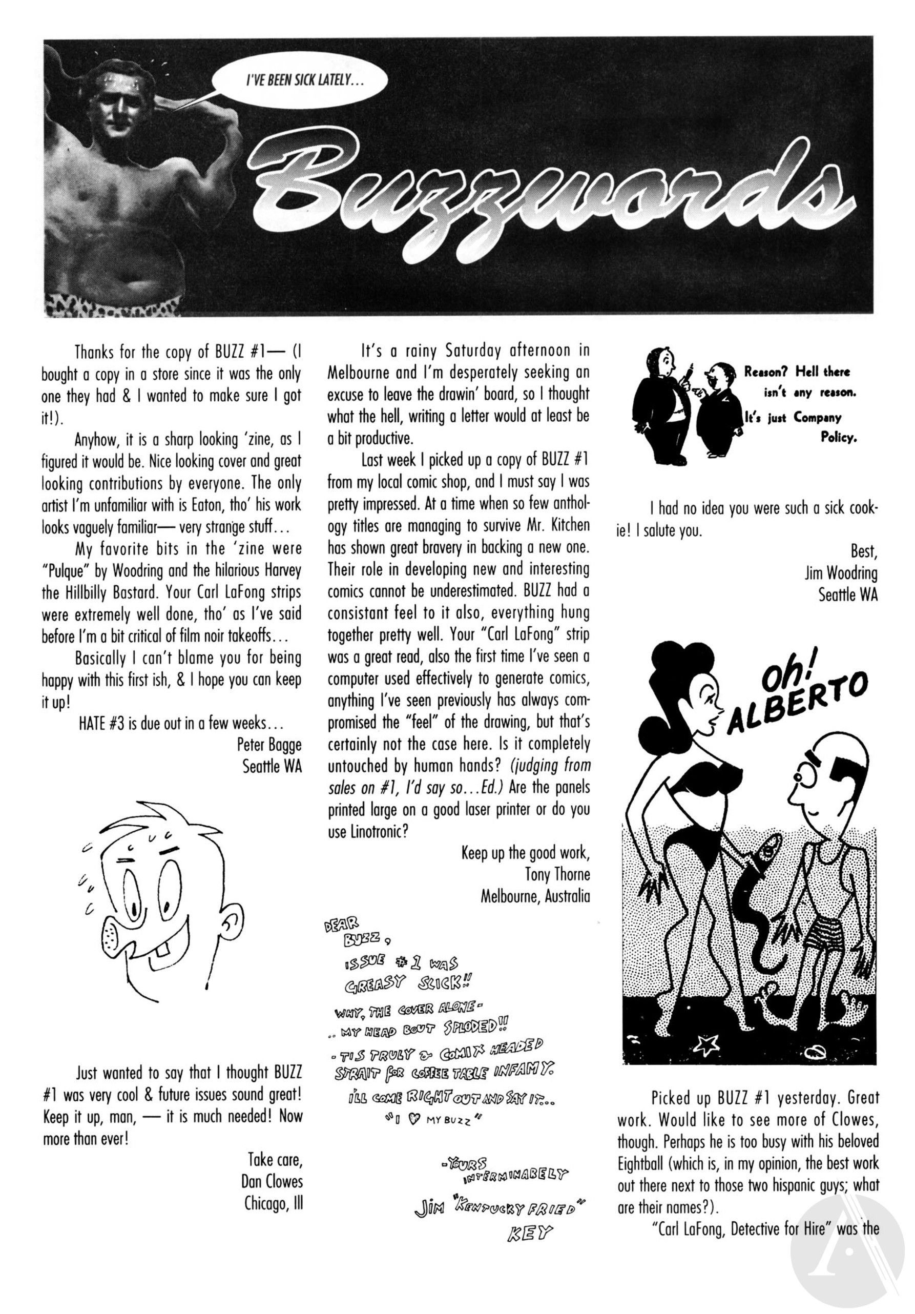 Read online Buzz (1990) comic -  Issue #2 - 4