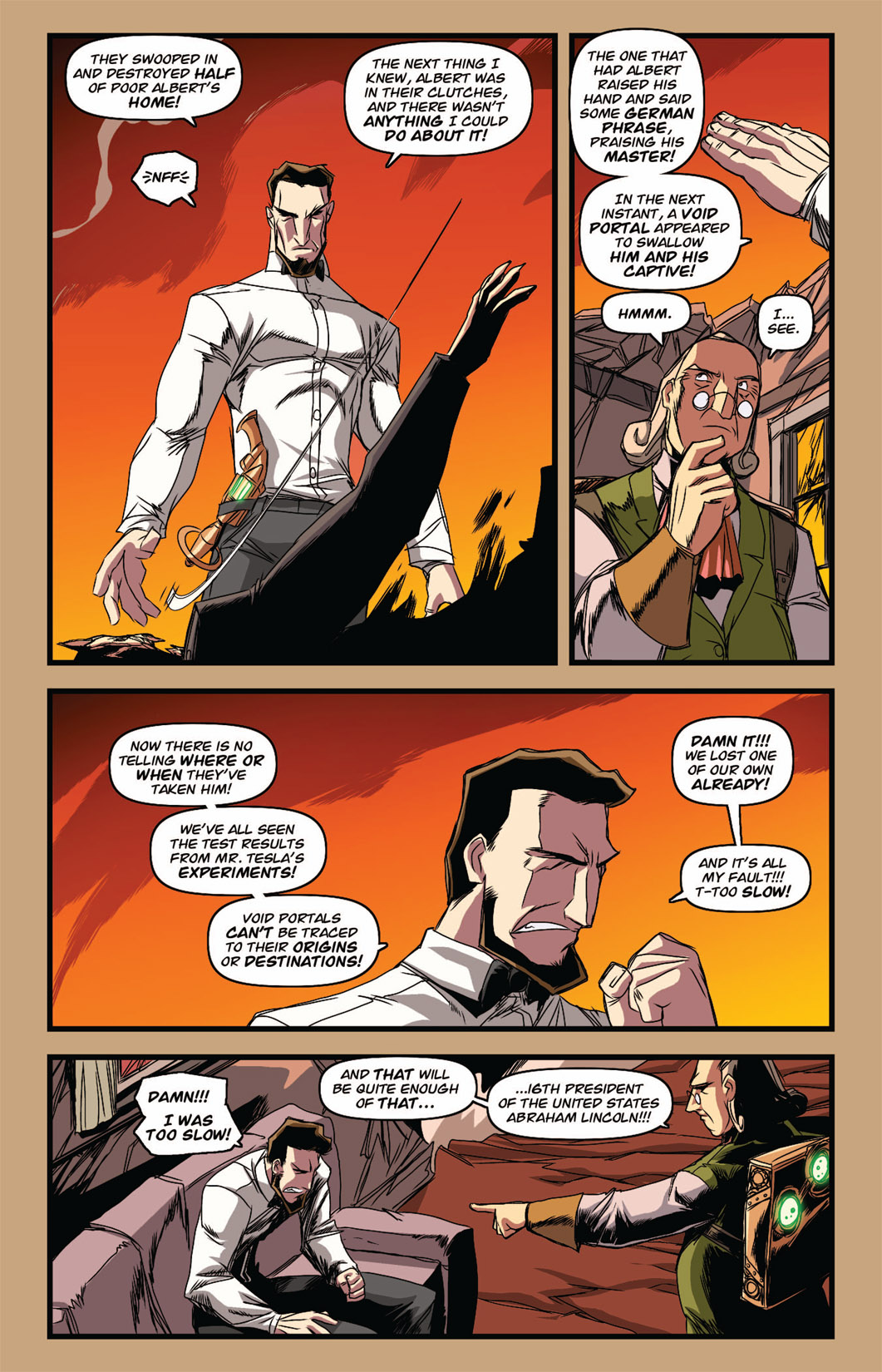 Read online Time Lincoln: Fists of Führer comic -  Issue # Full - 15