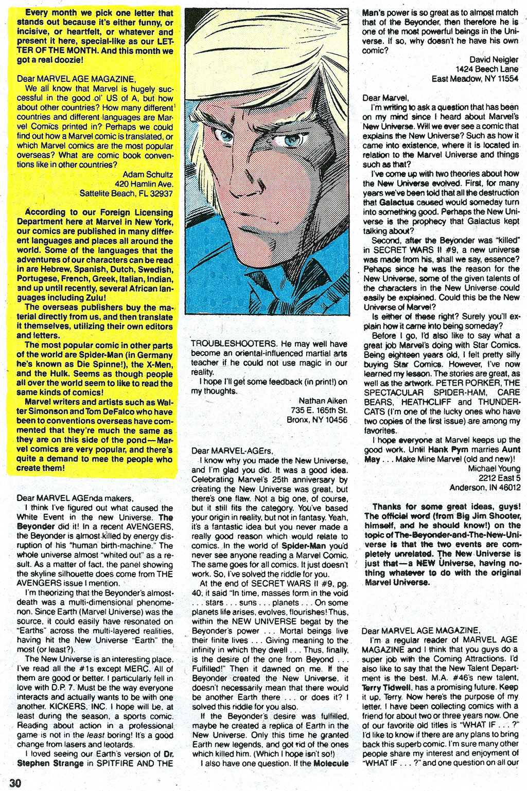 Read online Marvel Age comic -  Issue #50 - 31