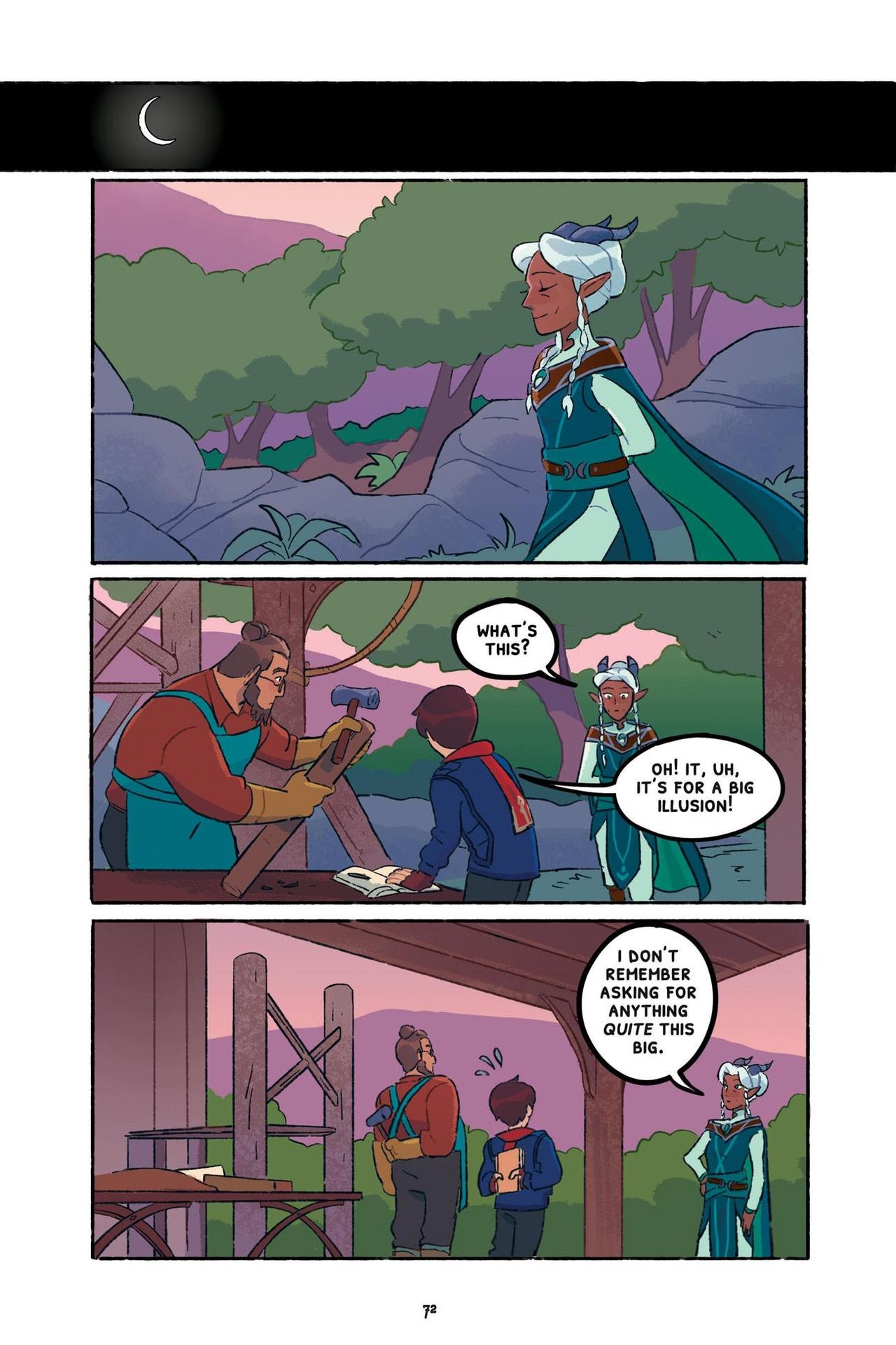 Read online Through the Moon: The Dragon Prince Graphic Novel comic -  Issue # TPB - 76
