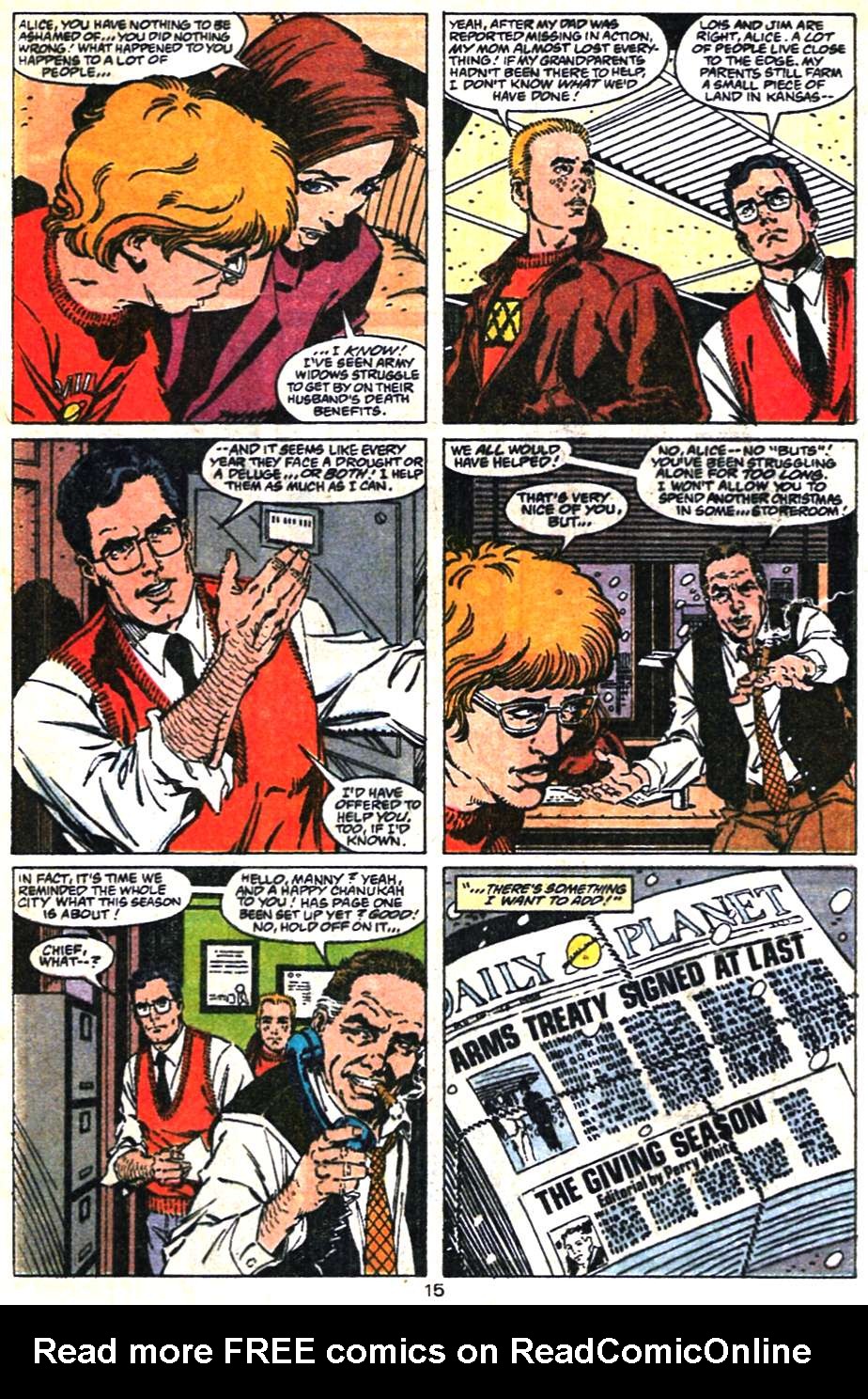 Read online Adventures of Superman (1987) comic -  Issue #462 - 16