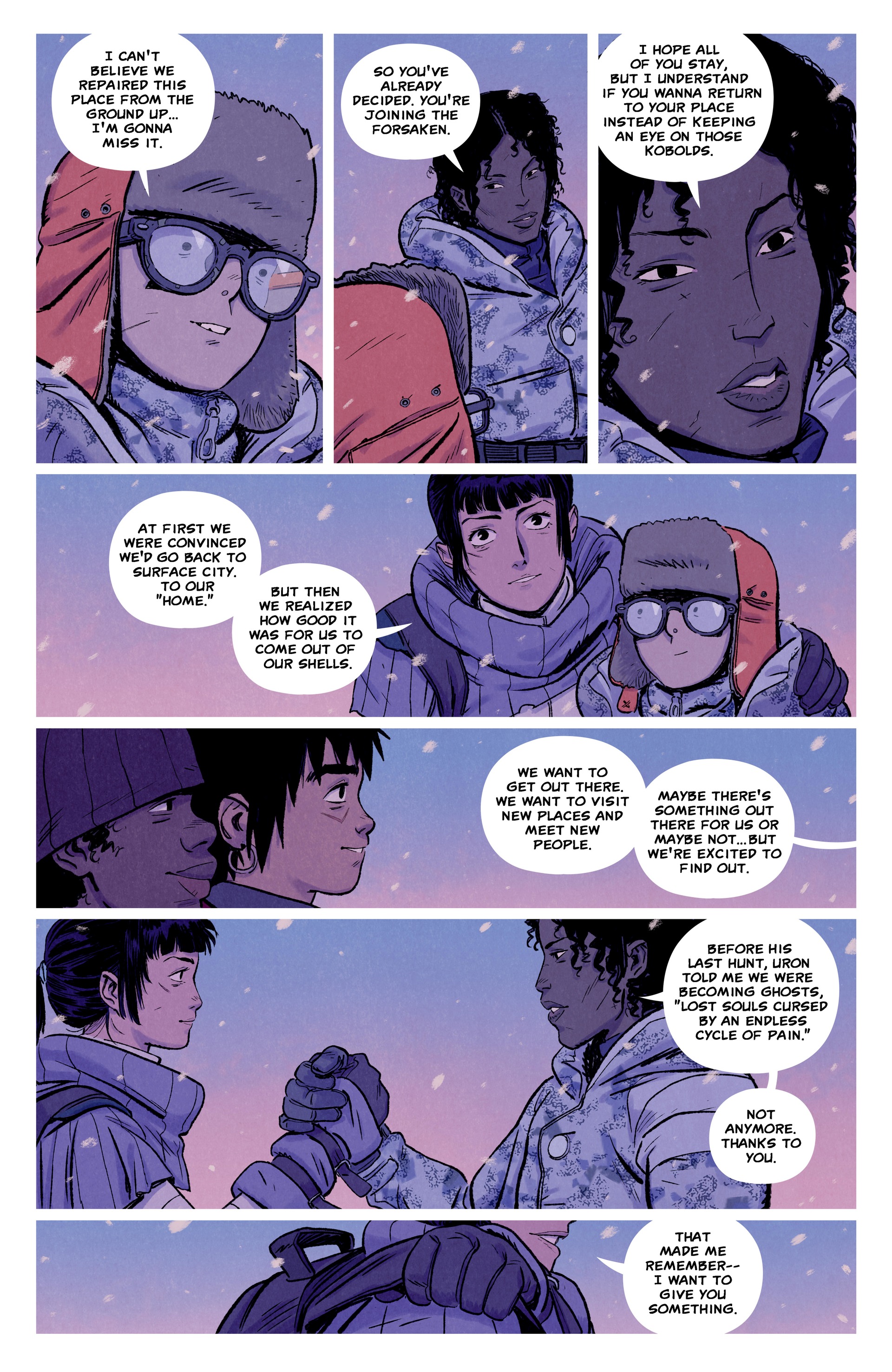 Read online Giants: Ghosts of Winter comic -  Issue # TPB - 131