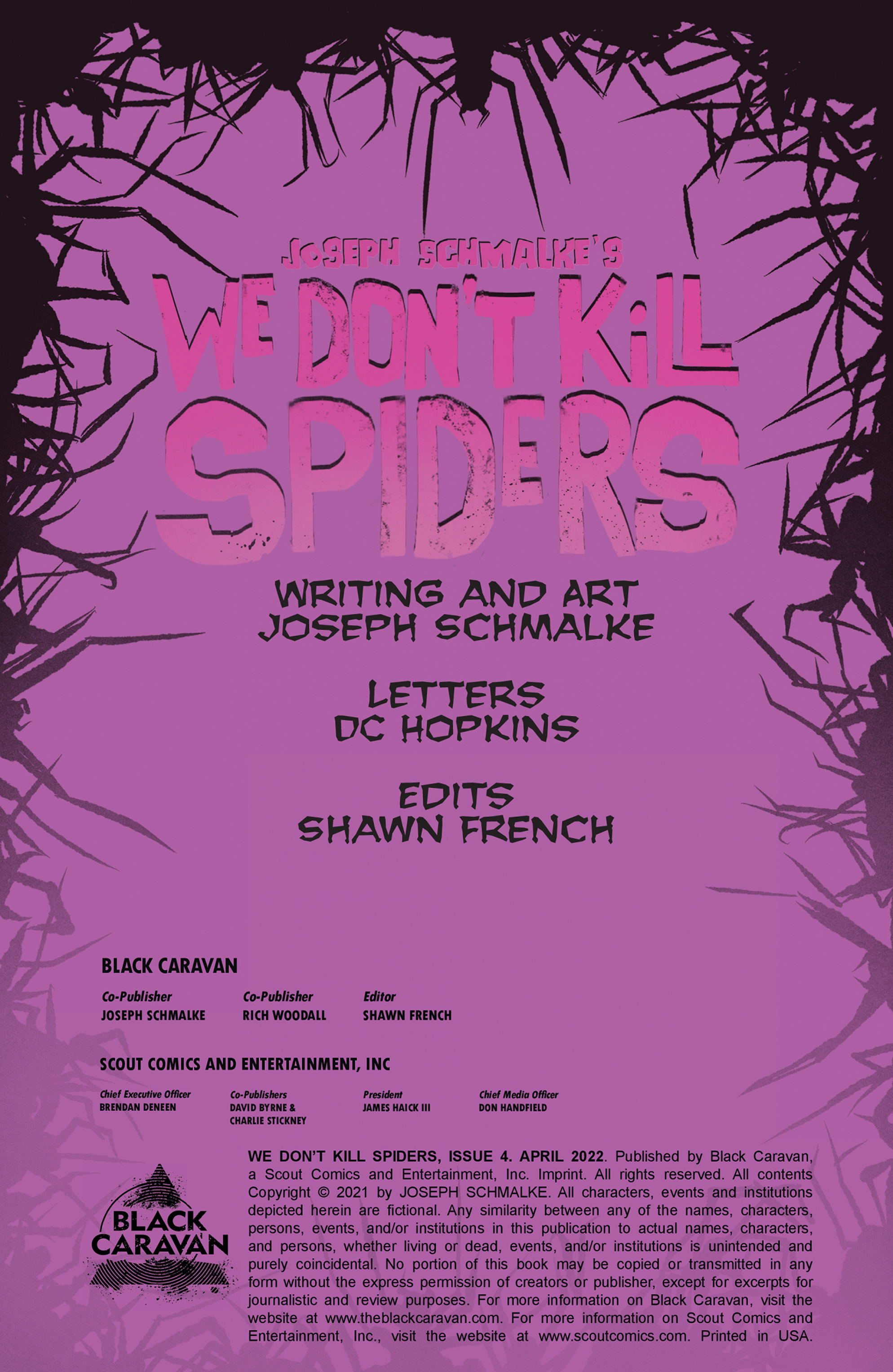 Read online We Don't Kill Spiders comic -  Issue #4 - 2