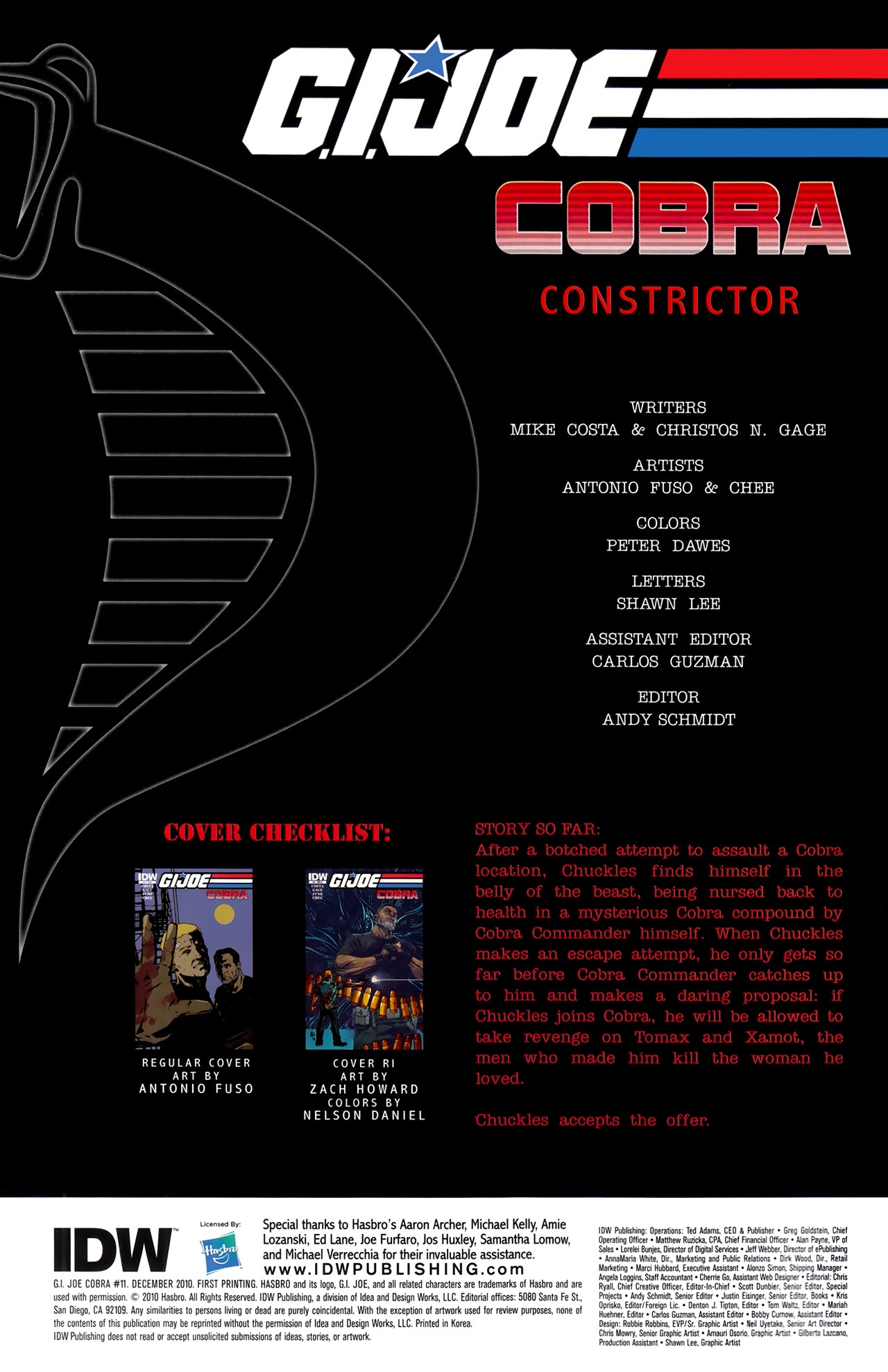 Read online G.I. Joe Cobra (2010) comic -  Issue #11 - 2