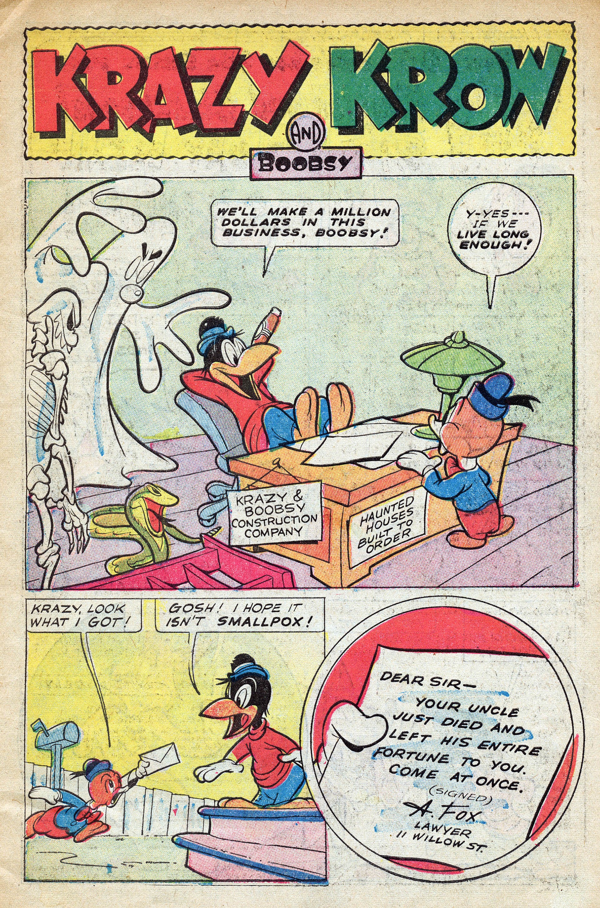 Read online Krazy Krow (1958) comic -  Issue #2 - 3