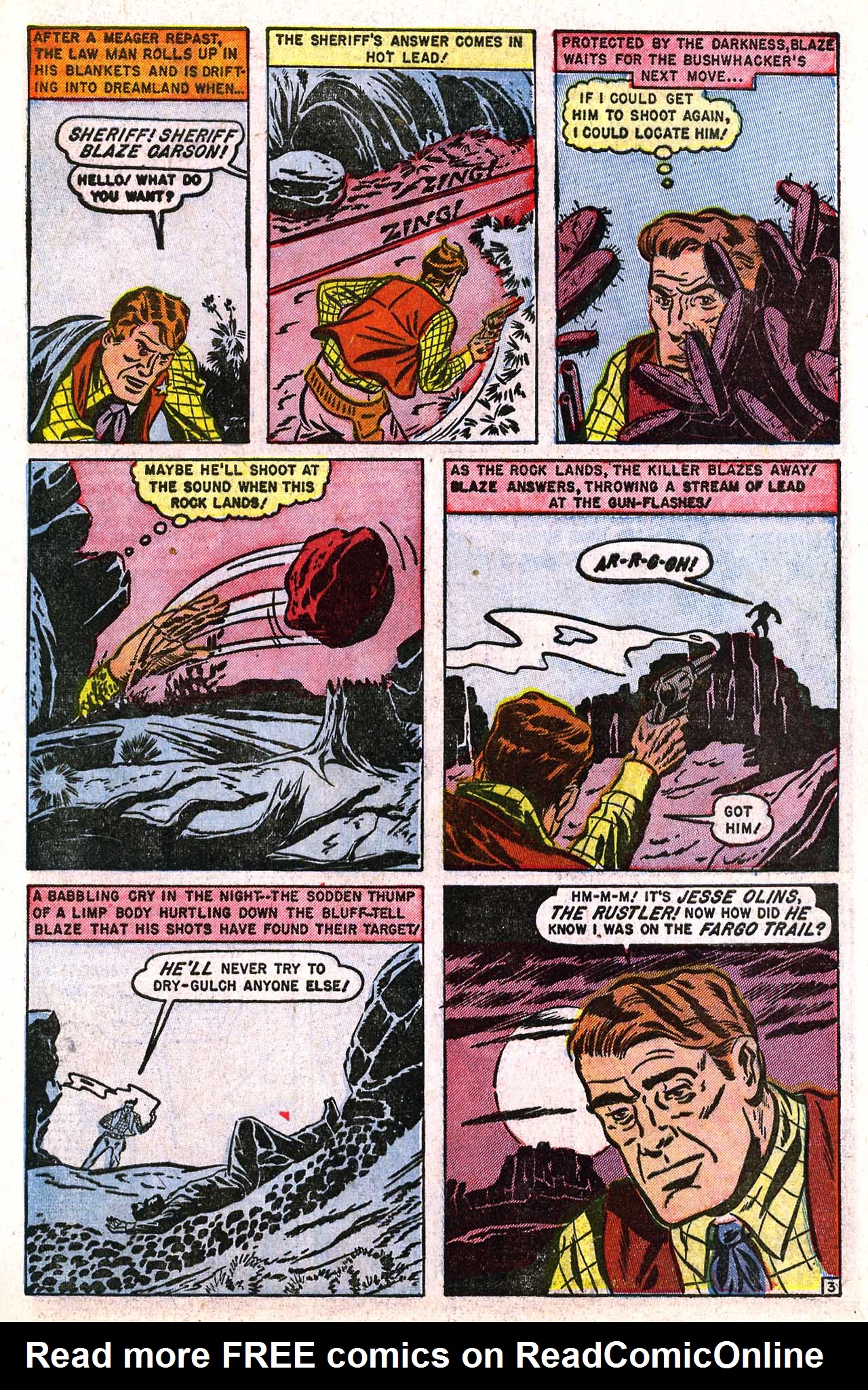 Read online Blaze Carson comic -  Issue #5 - 5