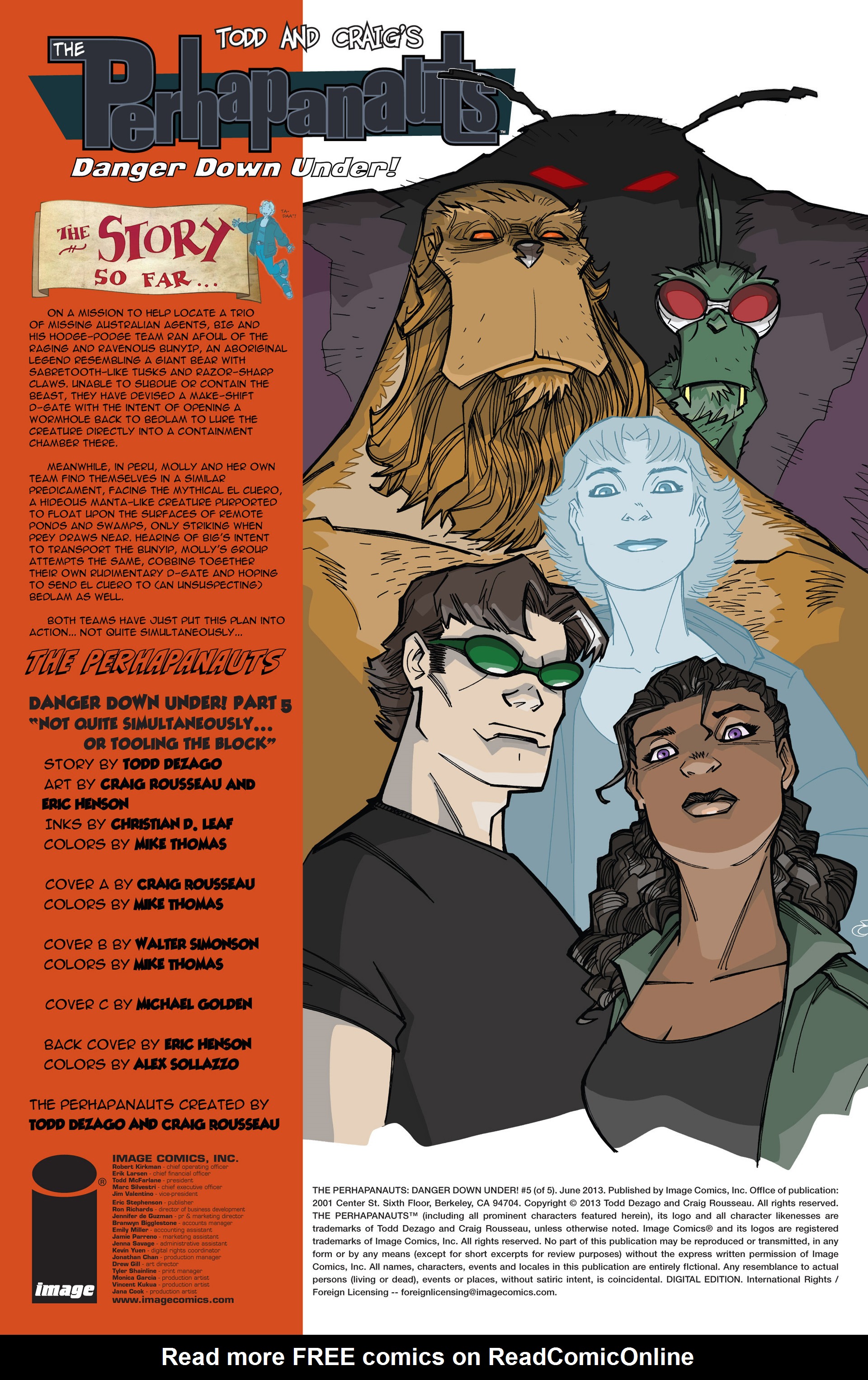 Read online The Perhapanauts: Danger Down Under! comic -  Issue #5 - 2