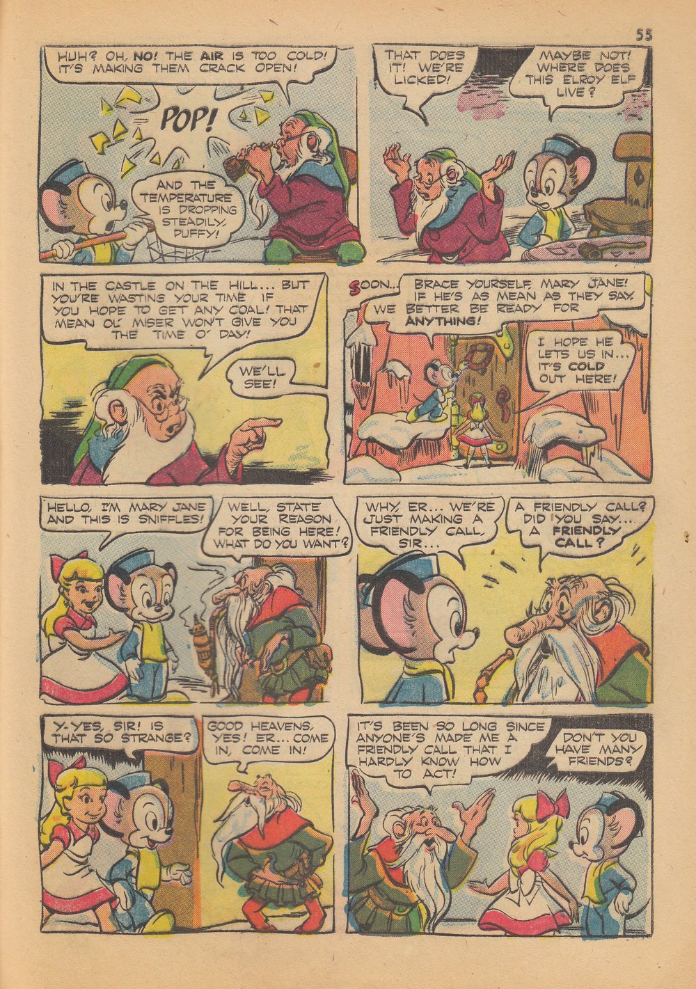 Read online Bugs Bunny's Christmas Funnies comic -  Issue # TPB 4 - 57