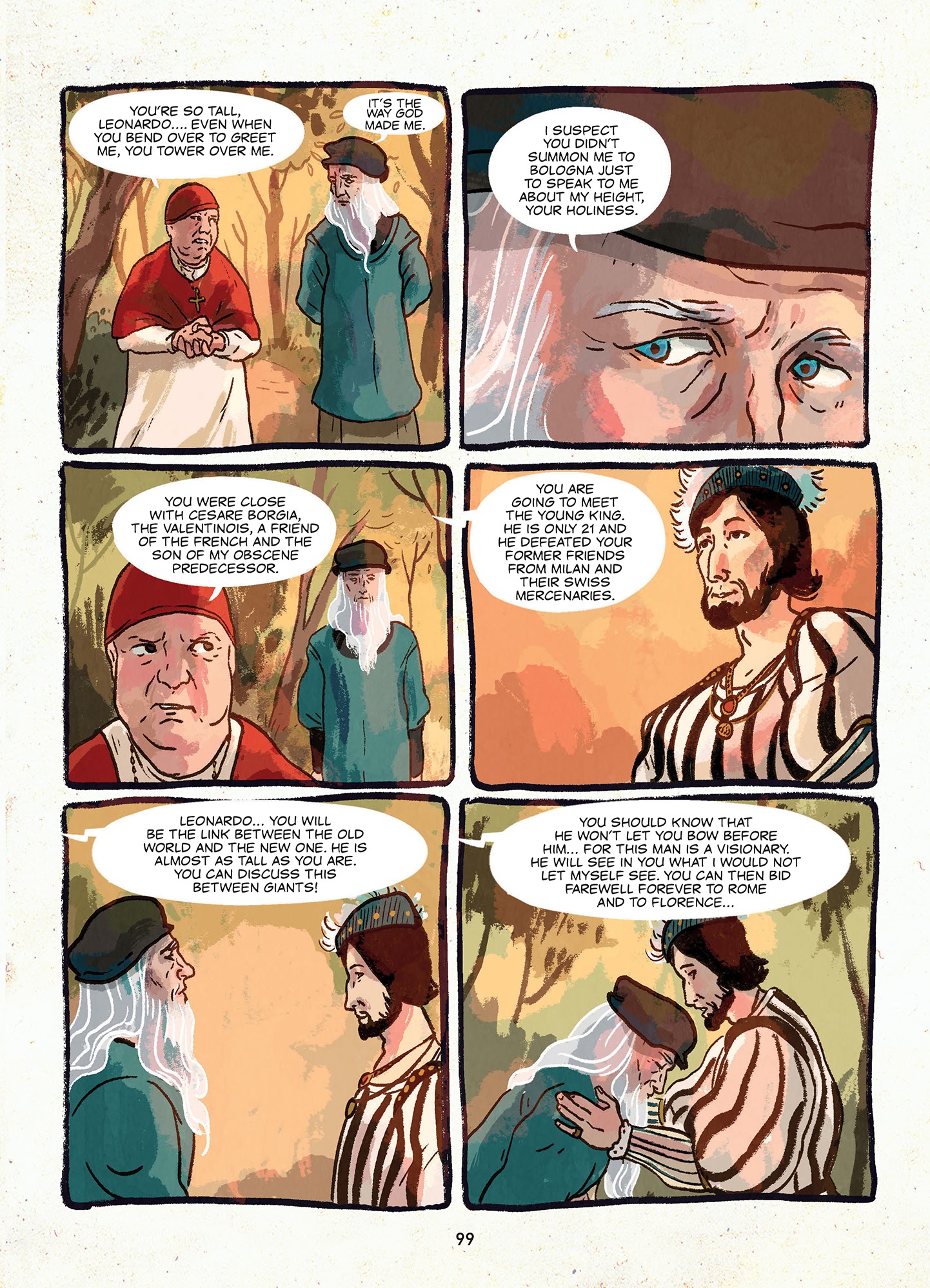 Read online Leonardo Da Vinci: The Renaissance of the World comic -  Issue # TPB - 99