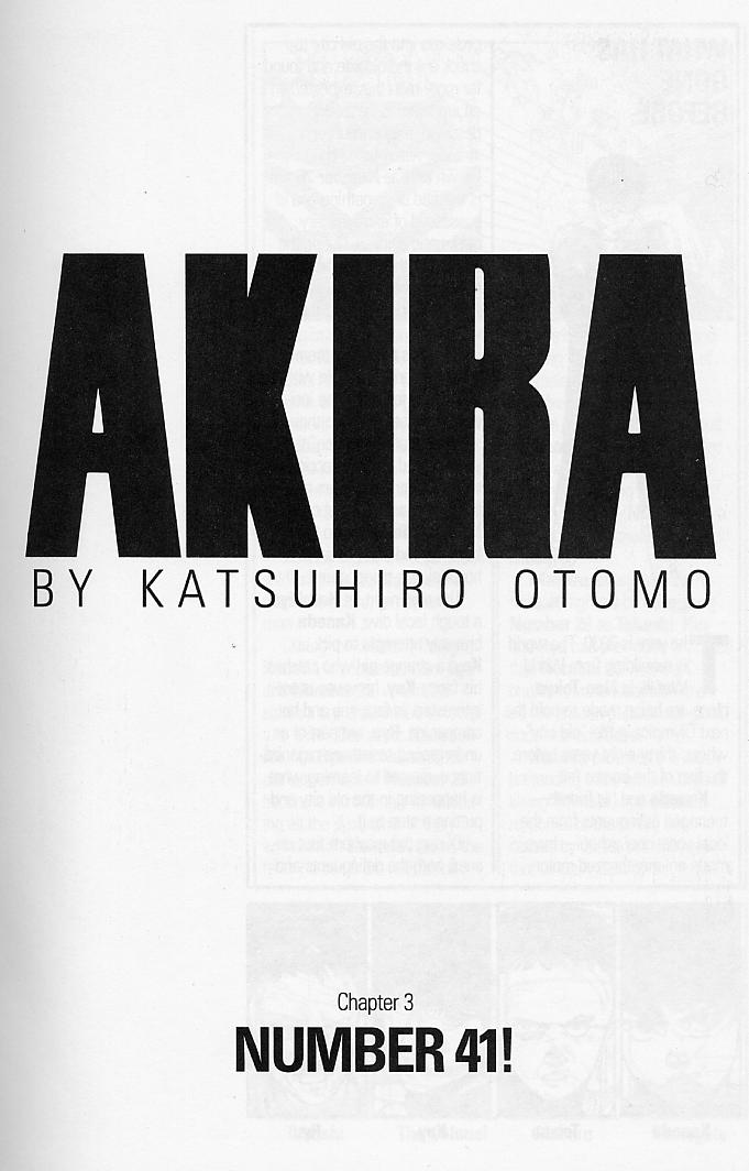 Read online Akira comic -  Issue #3 - 3