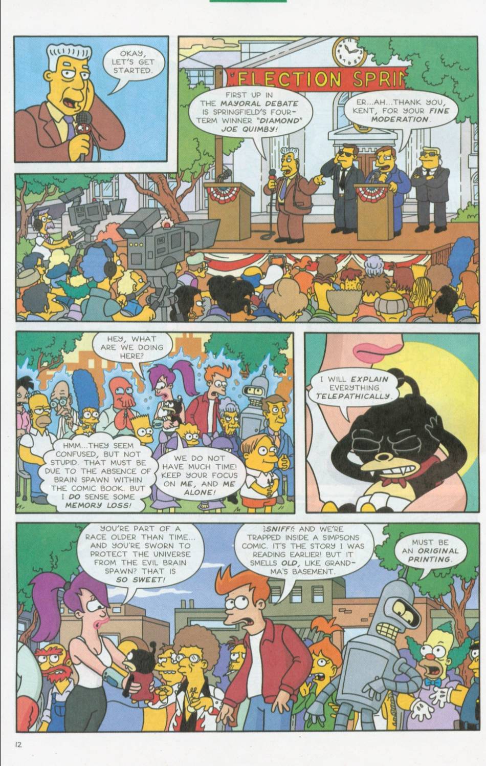 Read online Futurama Comics comic -  Issue #9b - 14