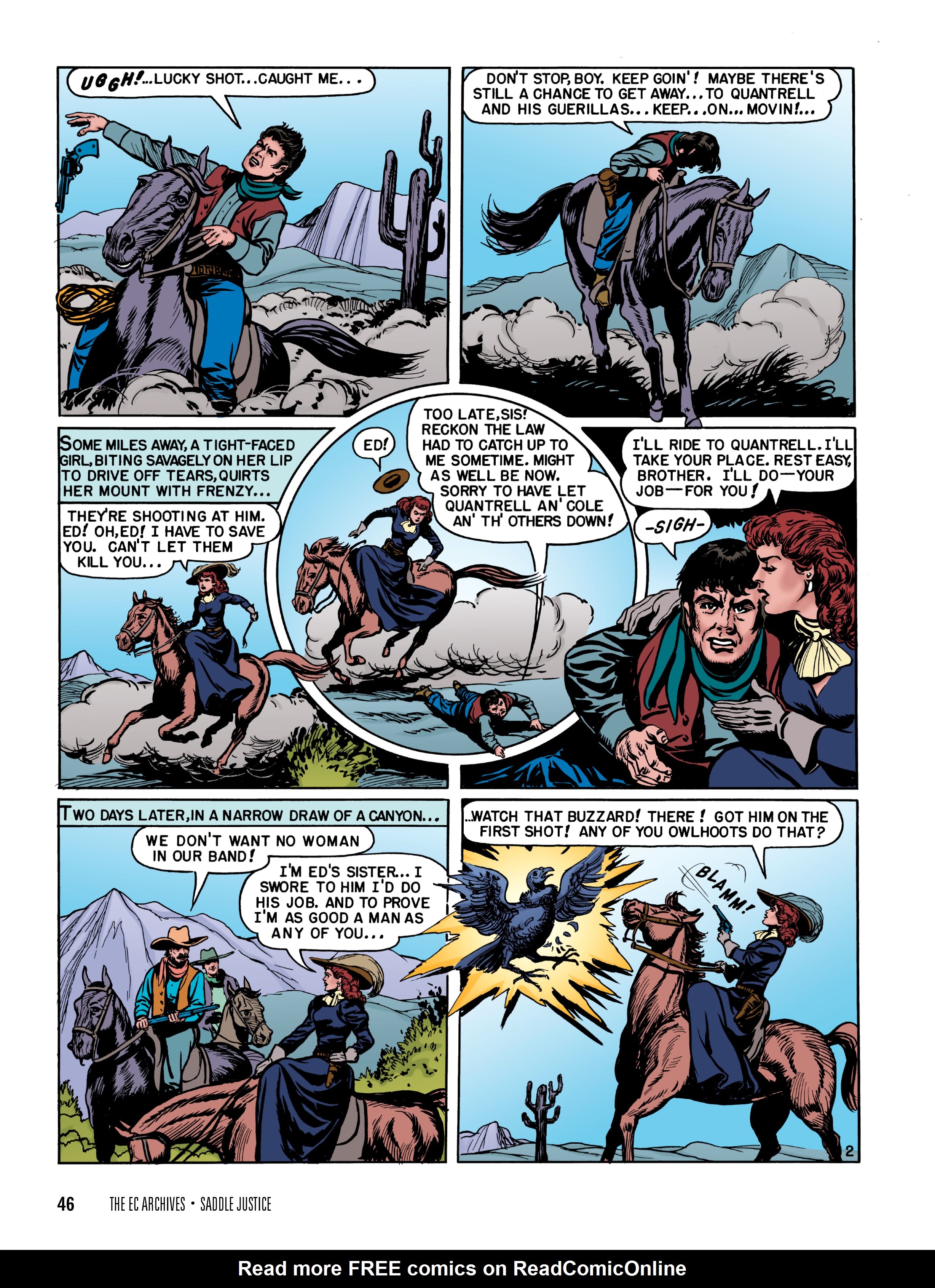 Read online The EC Archives: Saddle Justice comic -  Issue # TPB (Part 1) - 48