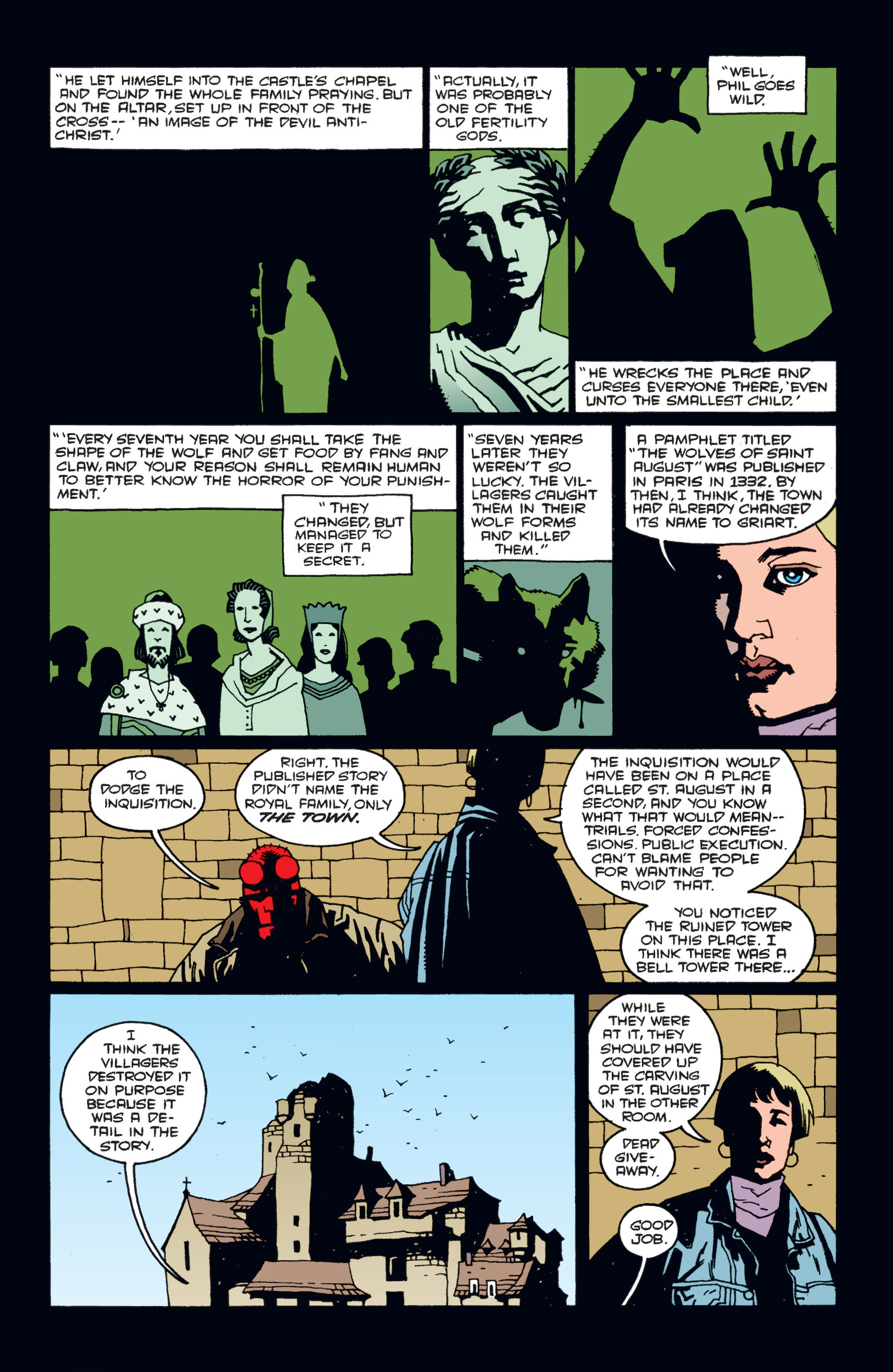 Read online Hellboy comic -  Issue #3 - 92