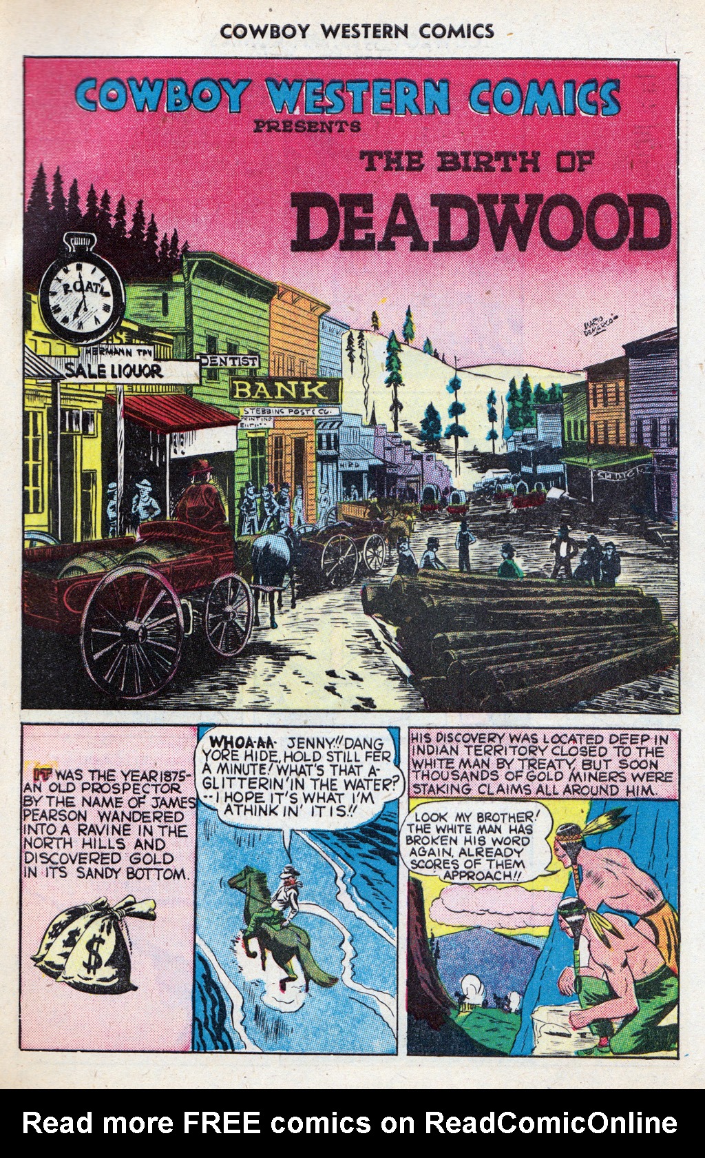 Read online Cowboy Western Comics (1948) comic -  Issue #27 - 33
