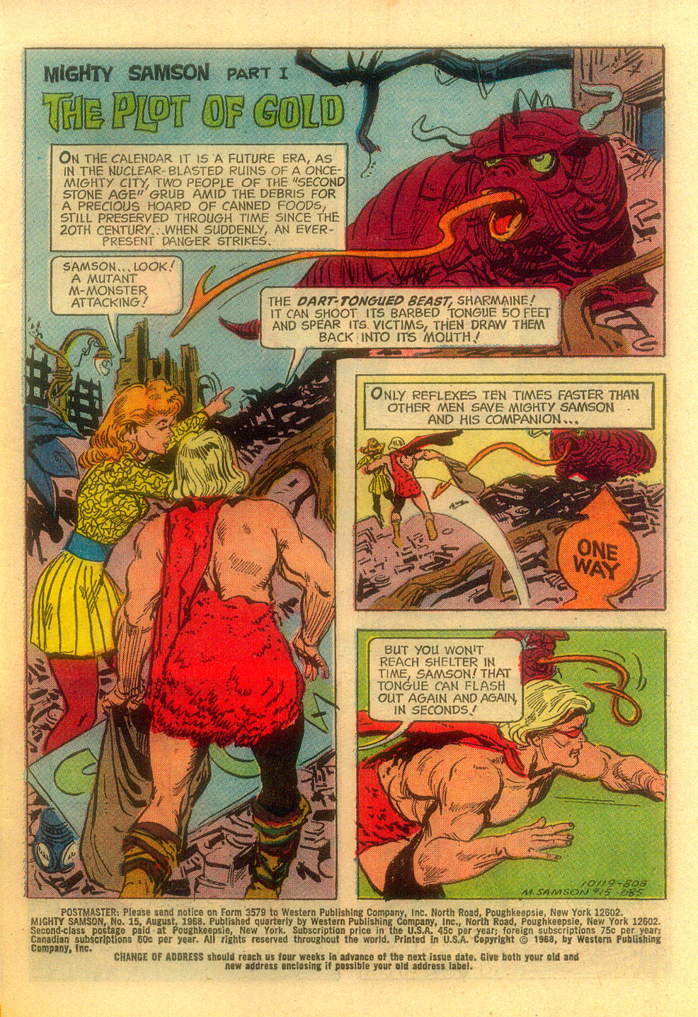 Read online Mighty Samson (1964) comic -  Issue #15 - 4