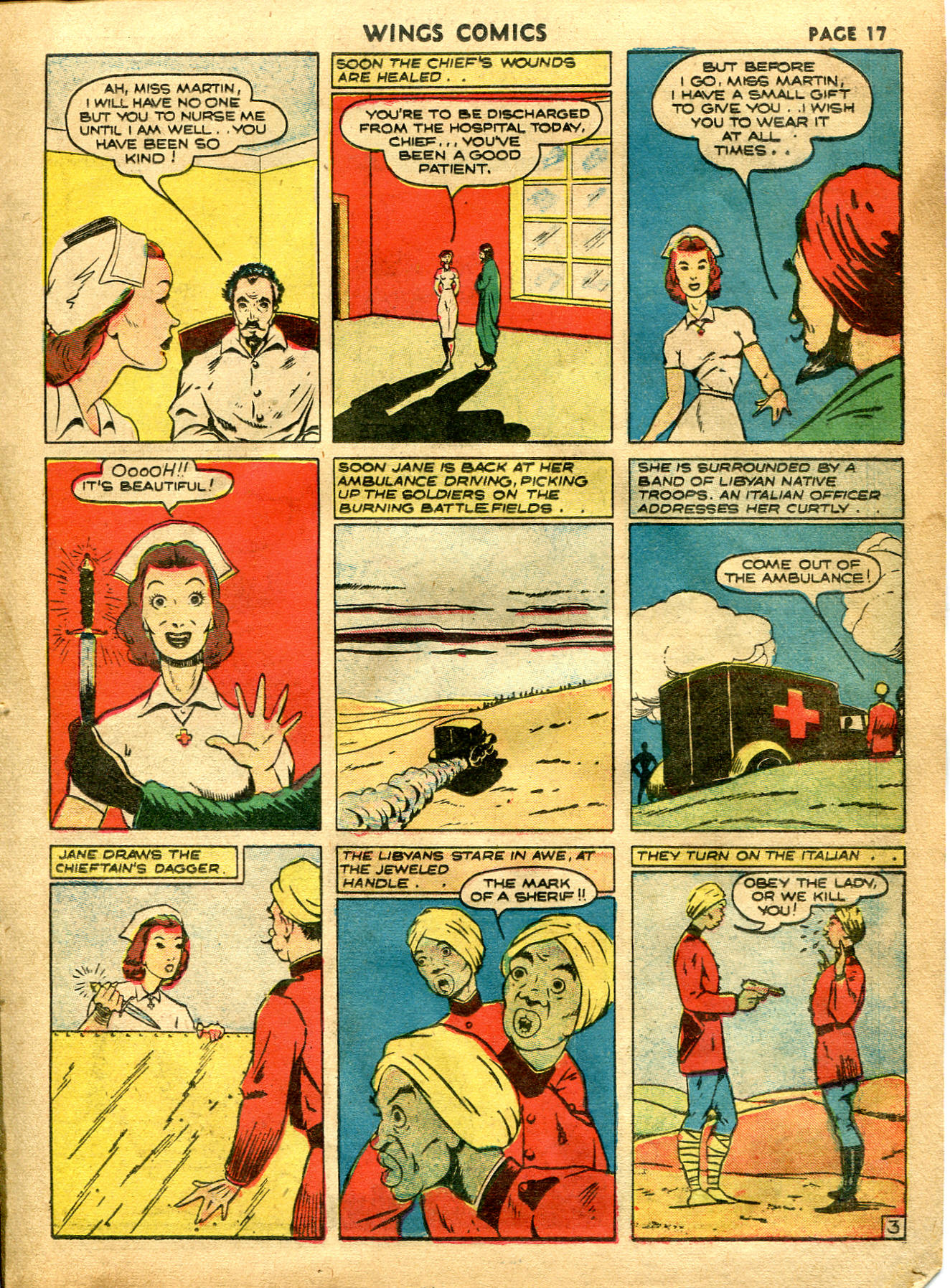 Read online Wings Comics comic -  Issue #5 - 19