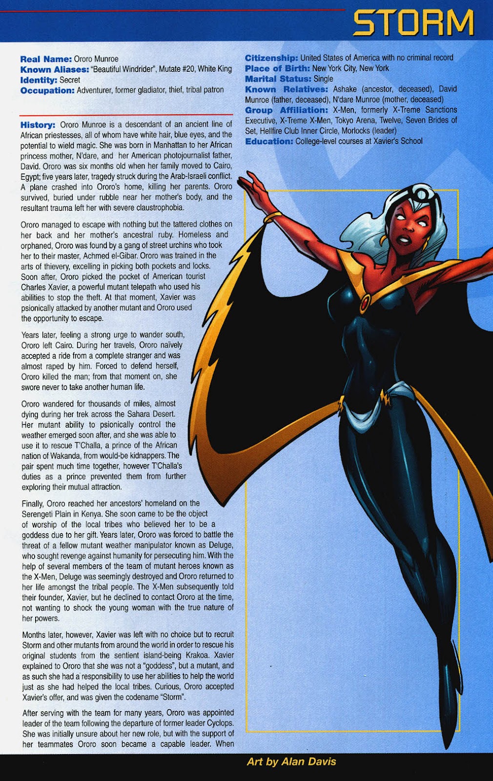 Official Handbook of the Marvel Universe: X-Men 2004 issue Full - Page 34