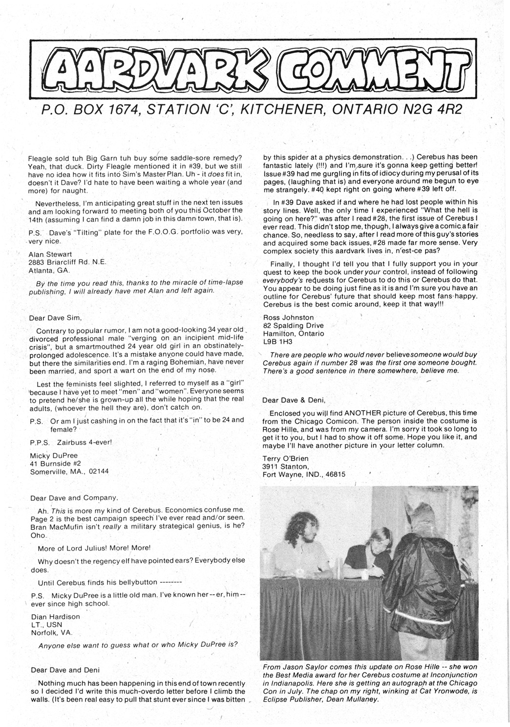 Read online Cerebus comic -  Issue #43 - 31