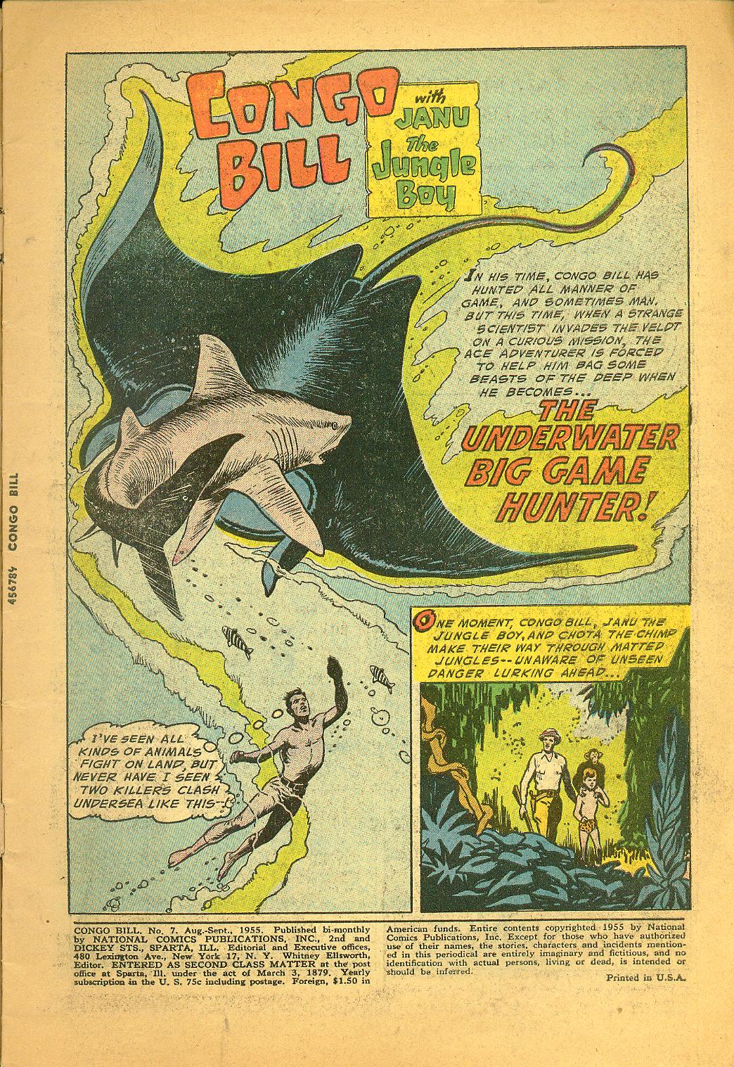 Read online Congo Bill comic -  Issue #7 - 3