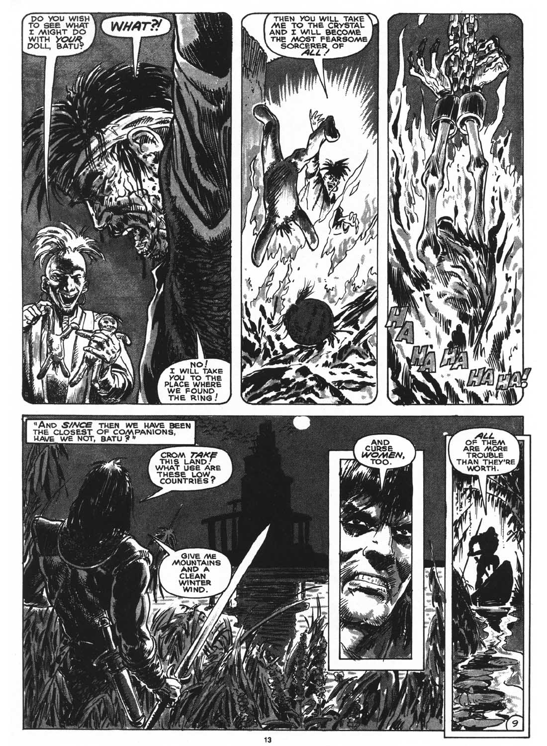 Read online The Savage Sword Of Conan comic -  Issue #161 - 15