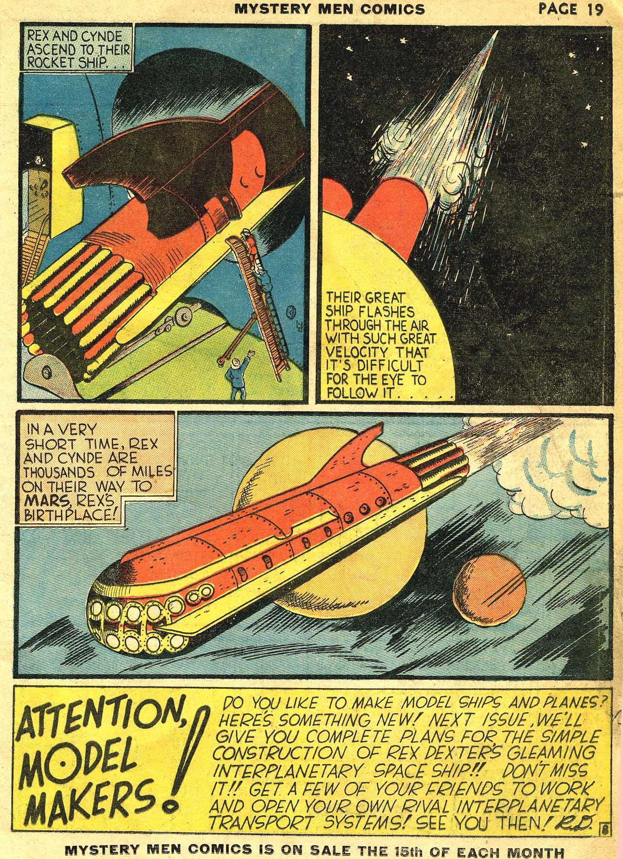 Read online Mystery Men Comics comic -  Issue #7 - 21