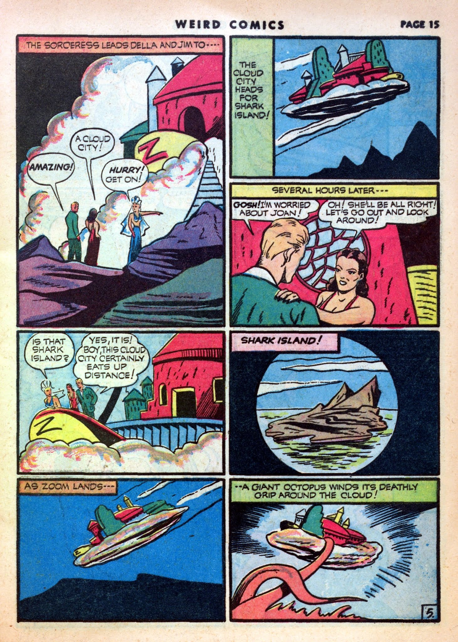 Read online Weird Comics comic -  Issue #16 - 17