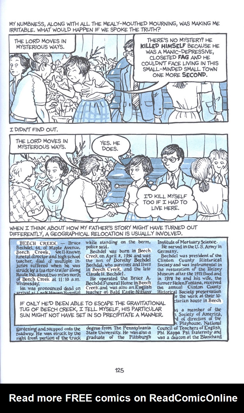 Read online Fun Home: A Family Tragicomic comic -  Issue # TPB - 131