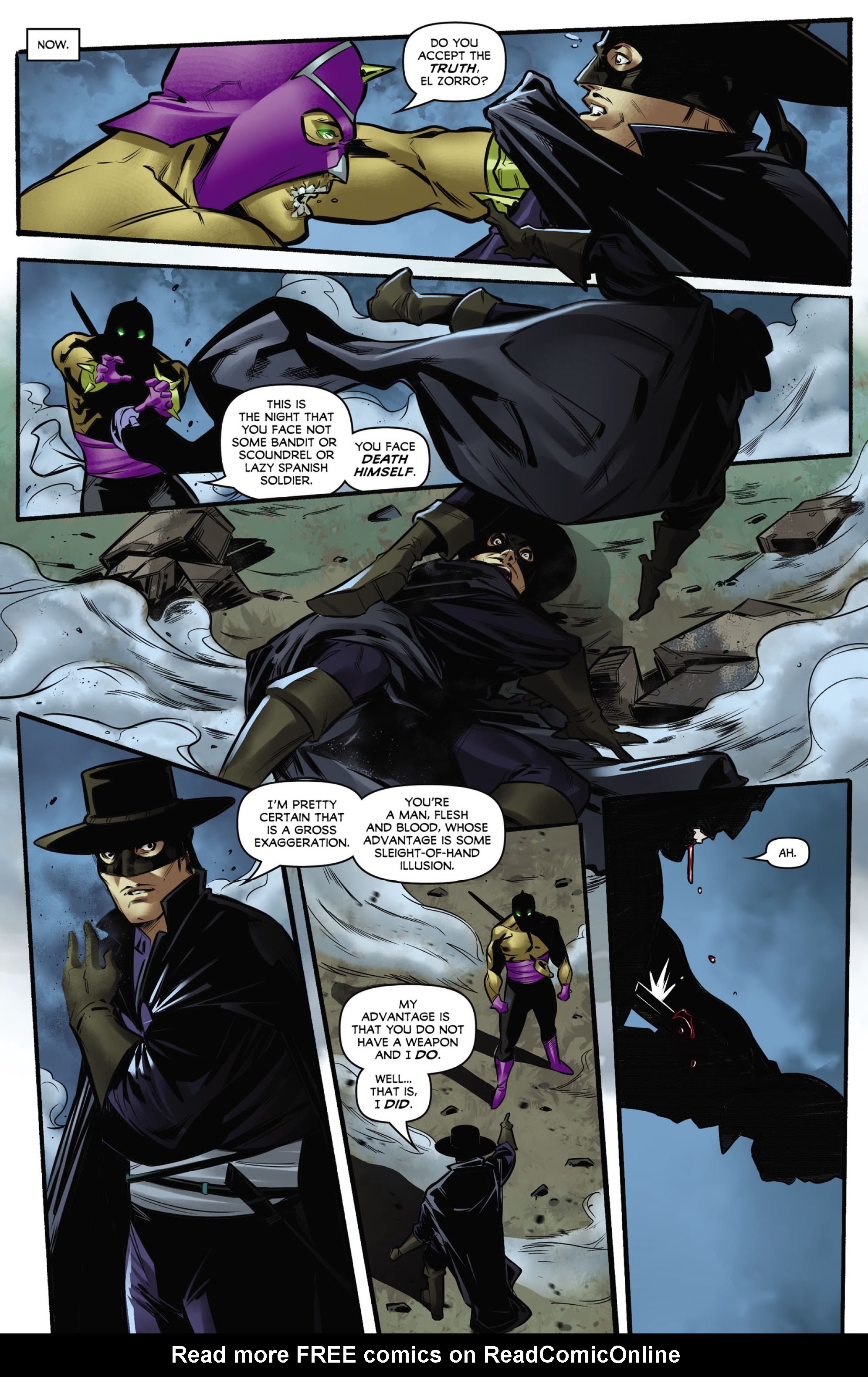 Read online Zorro: Galleon Of the Dead comic -  Issue #2 - 8