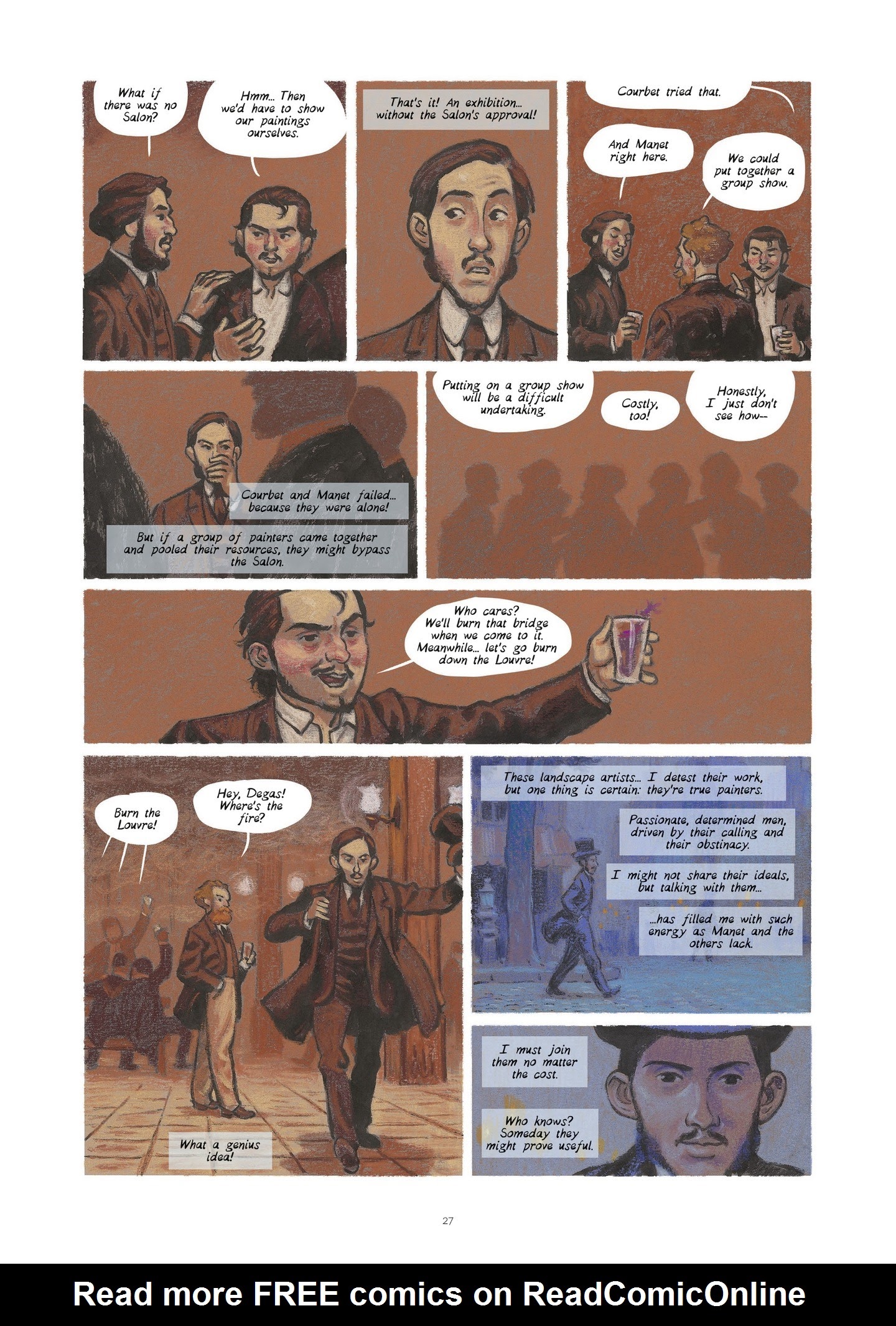Read online Degas and Cassatt: The Dance of Solitude comic -  Issue # TPB - 27