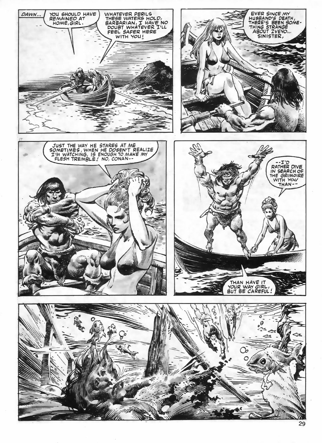 Read online The Savage Sword Of Conan comic -  Issue #96 - 29