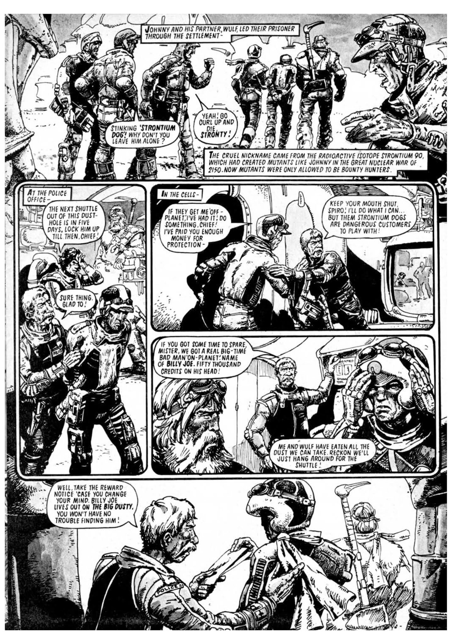 Read online Strontium Dog: Search/Destroy Agency Files comic -  Issue # TPB 1 (Part 1) - 54