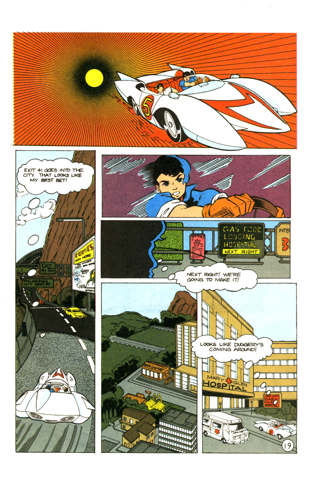 Read online Speed Racer (1987) comic -  Issue #38 - 24
