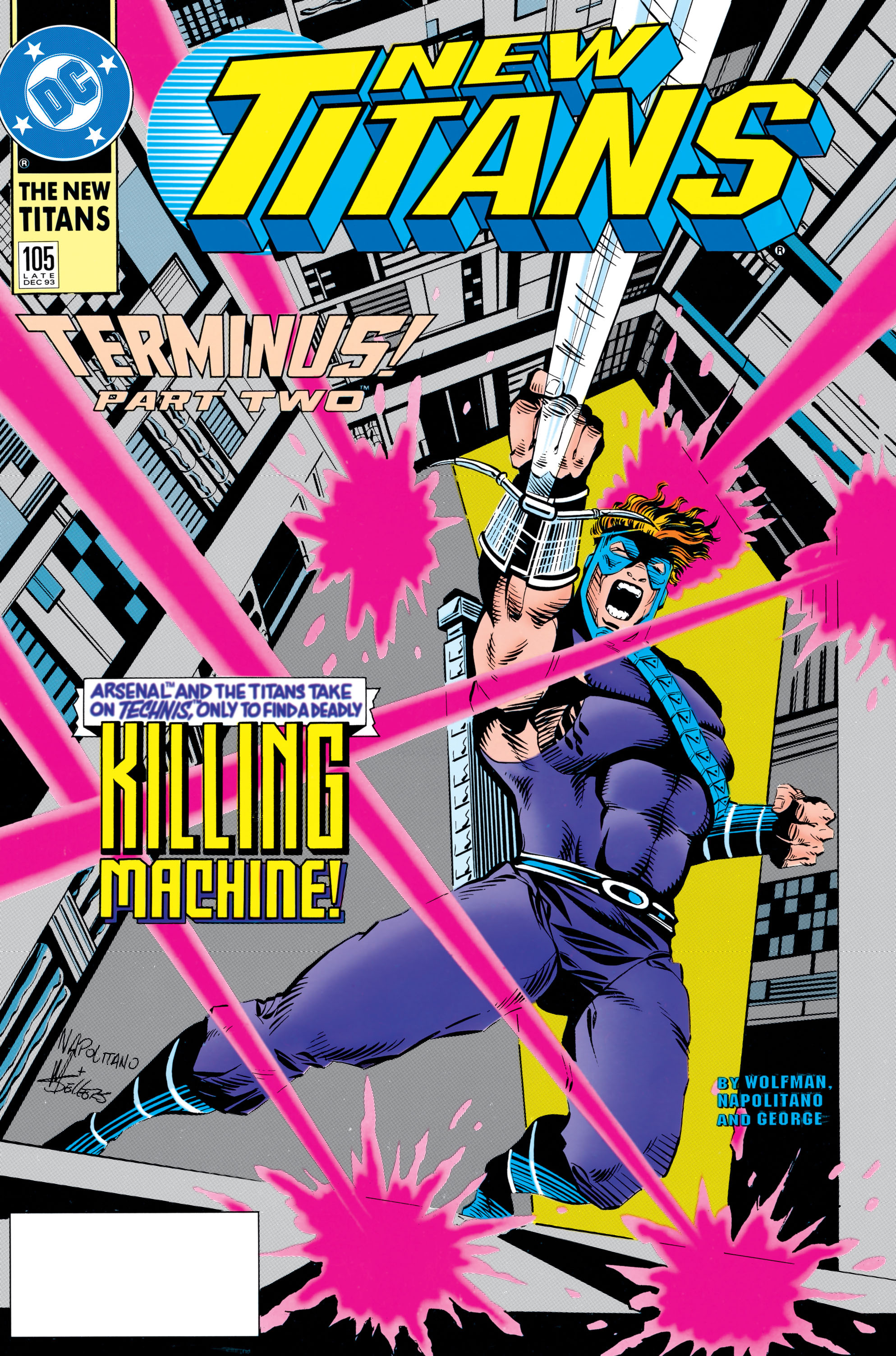 Read online The New Titans (1988) comic -  Issue #105 - 1