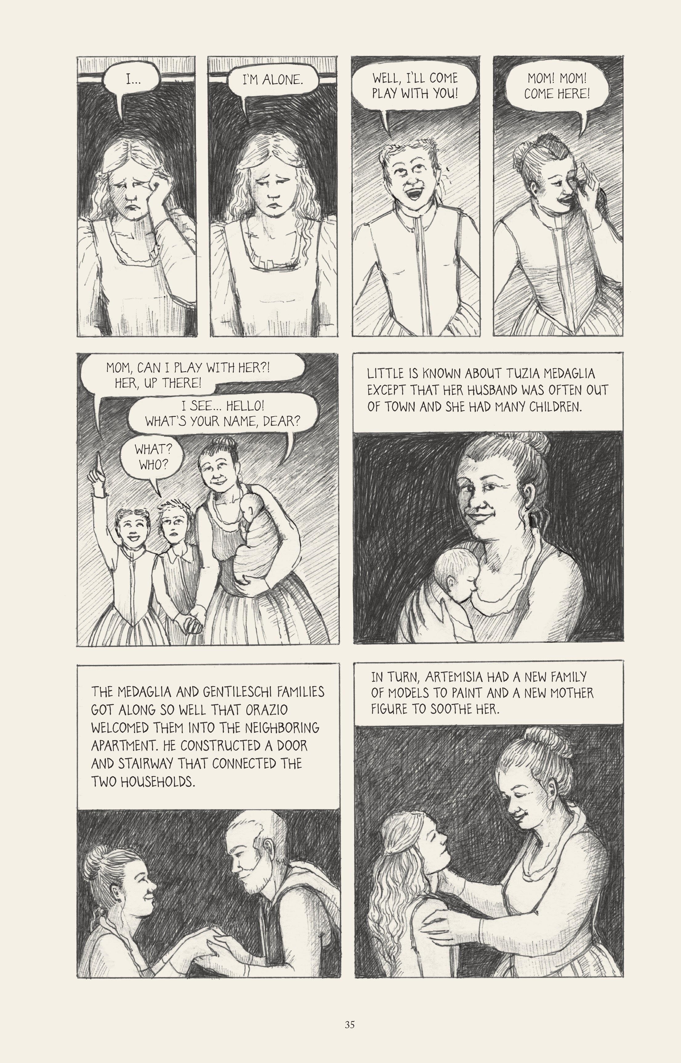 Read online I Know What I Am: The Life and Times of Artemisia Gentileschi comic -  Issue # TPB (Part 1) - 44