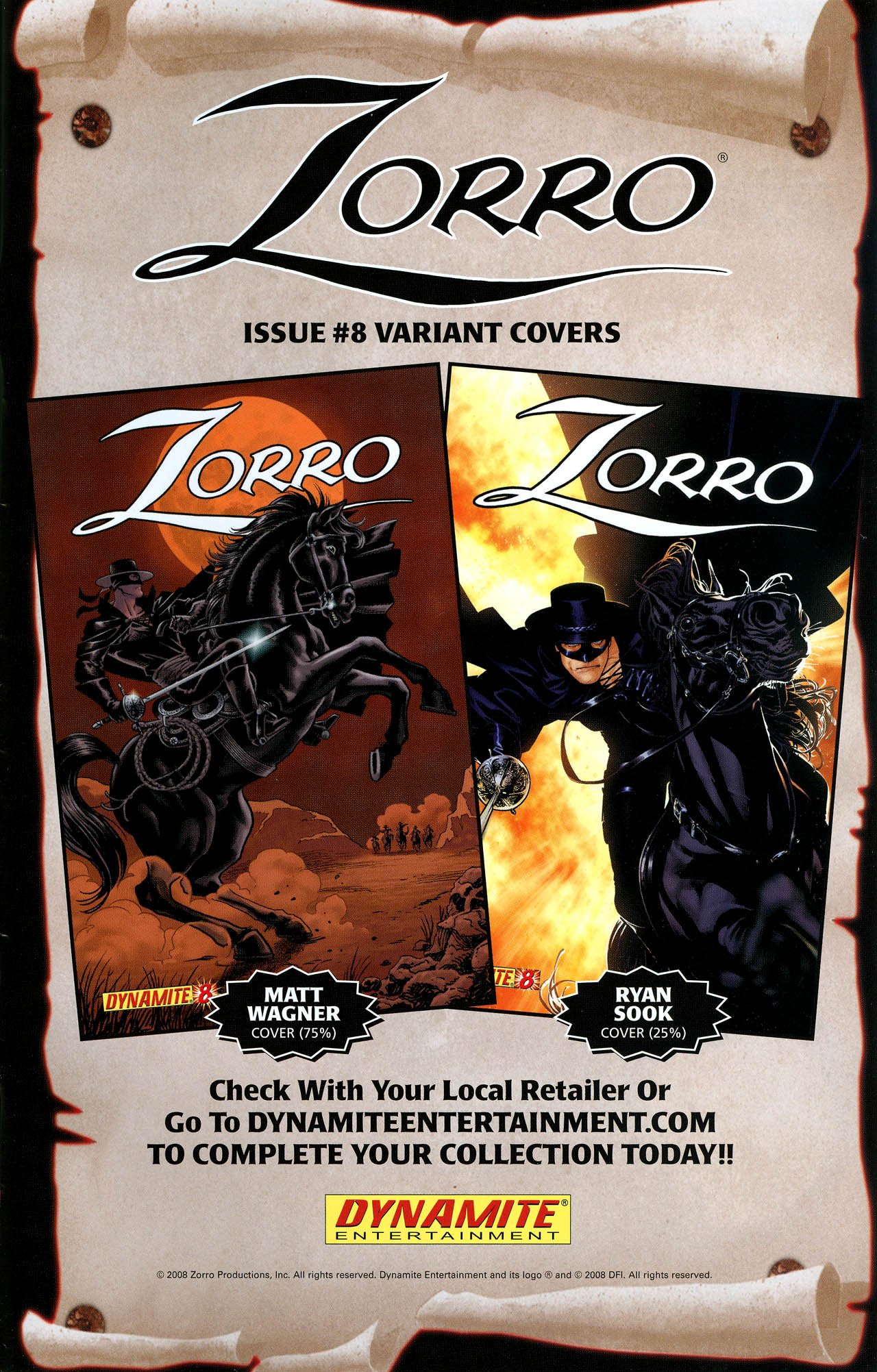 Read online Zorro (2008) comic -  Issue #8 - 34