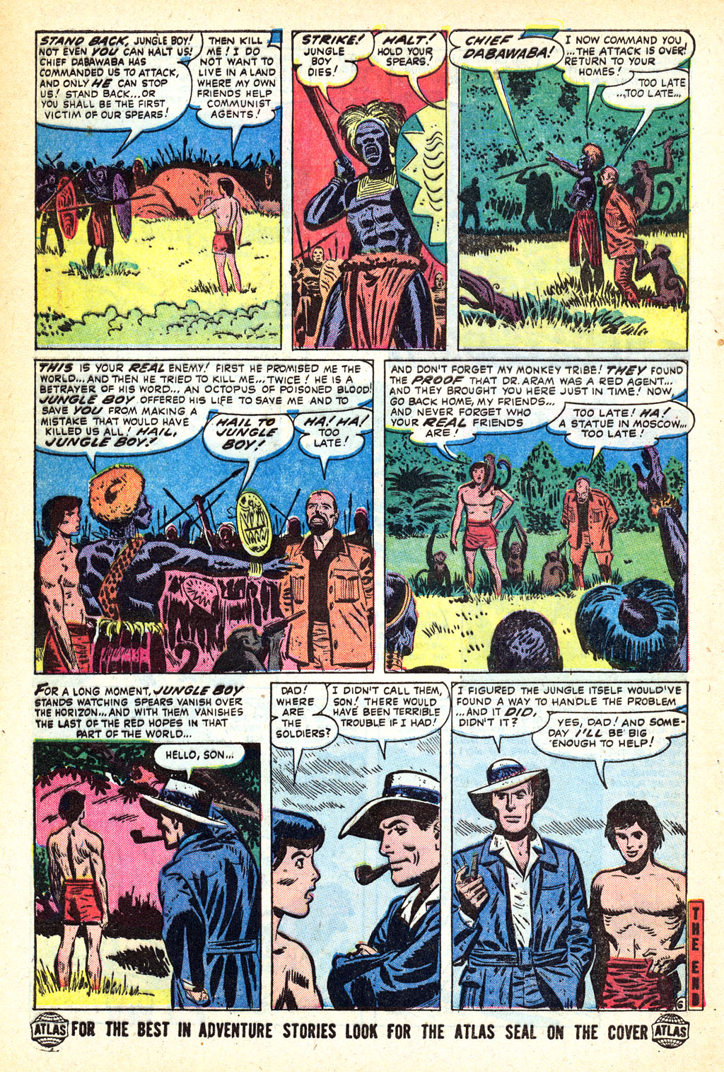 Read online Jungle Action (1954) comic -  Issue #3 - 32