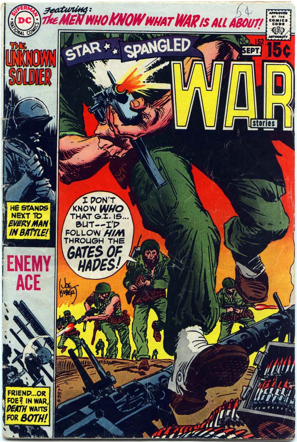 Read online Star Spangled War Stories (1952) comic -  Issue #152 - 1