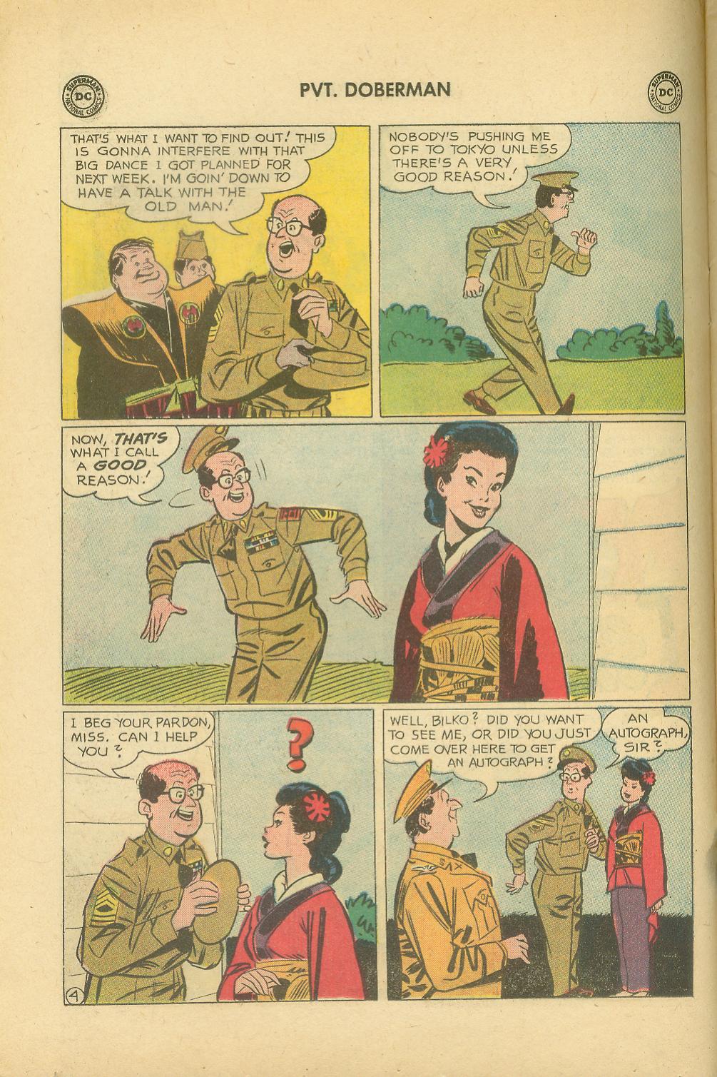 Read online Sgt. Bilko's Pvt. Doberman comic -  Issue #7 - 6