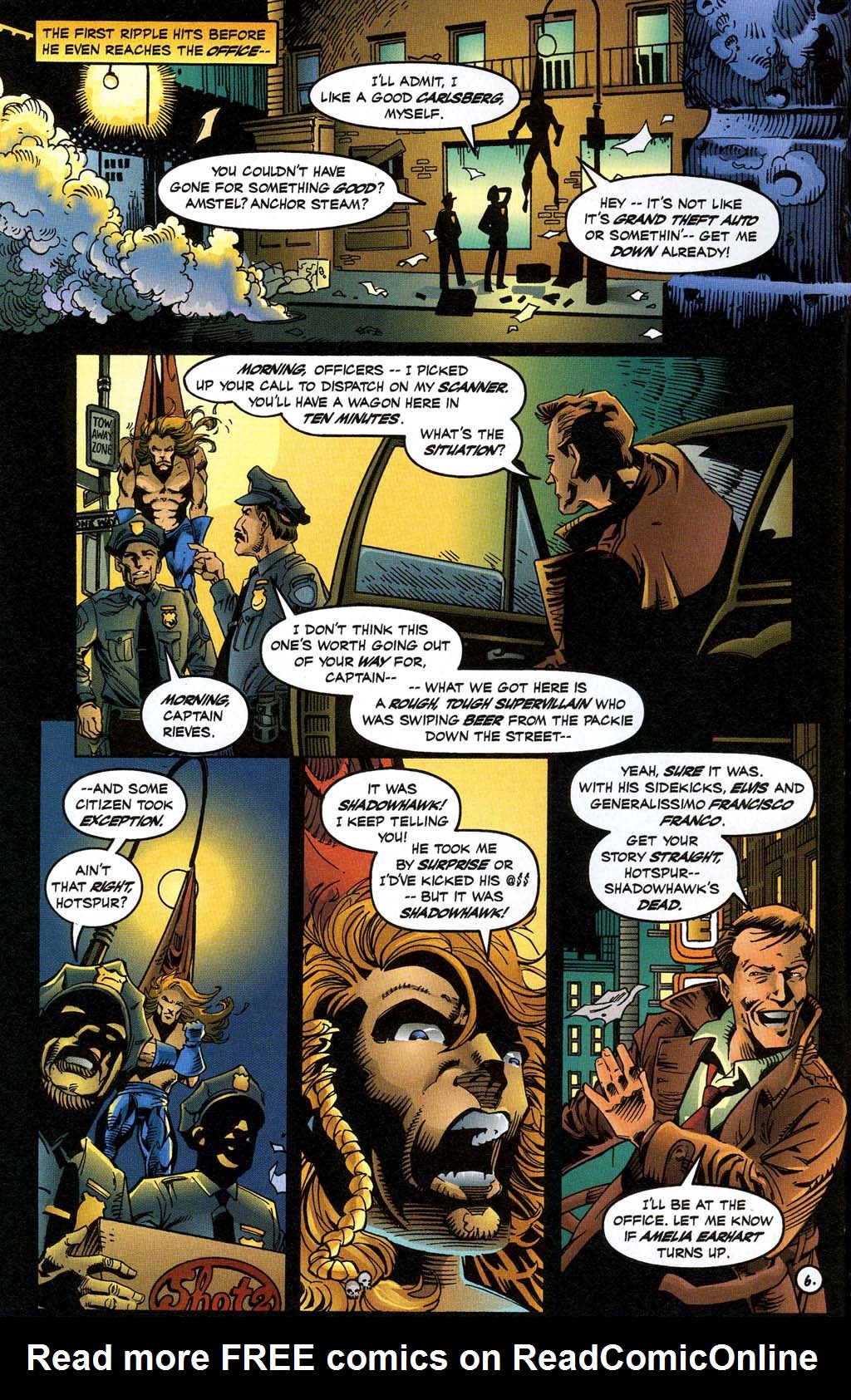 Read online The New Shadowhawk comic -  Issue #1 - 7