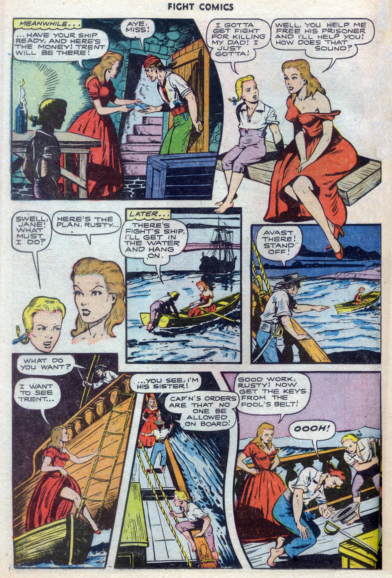 Read online Fight Comics comic -  Issue #44 - 34