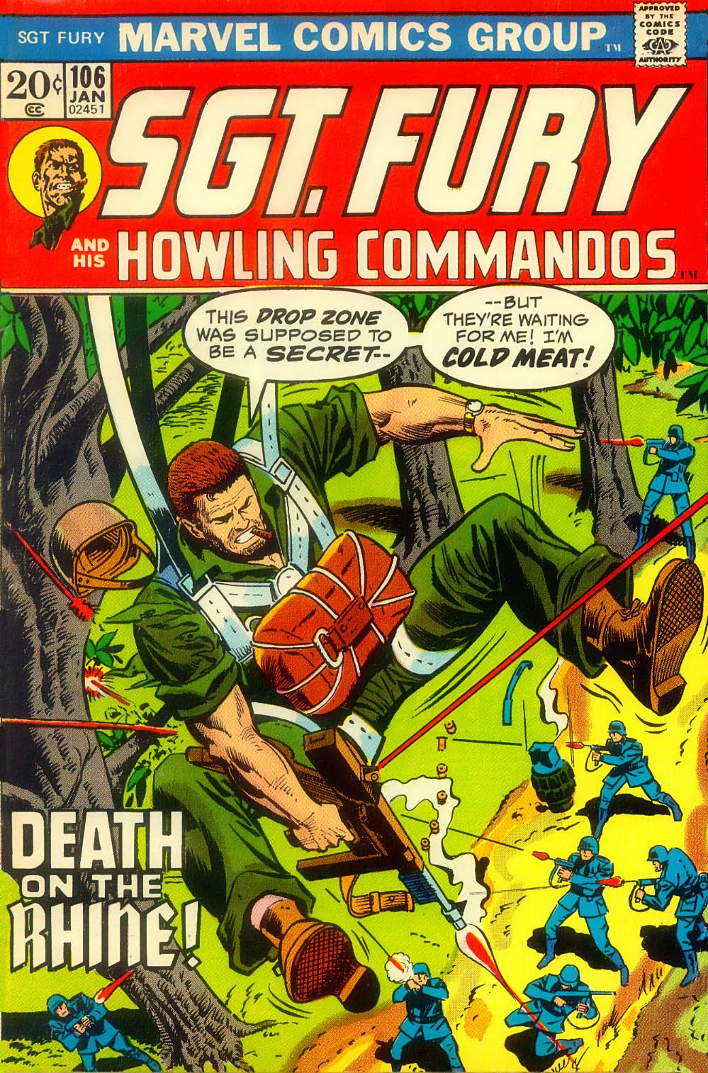 Read online Sgt. Fury comic -  Issue #106 - 1