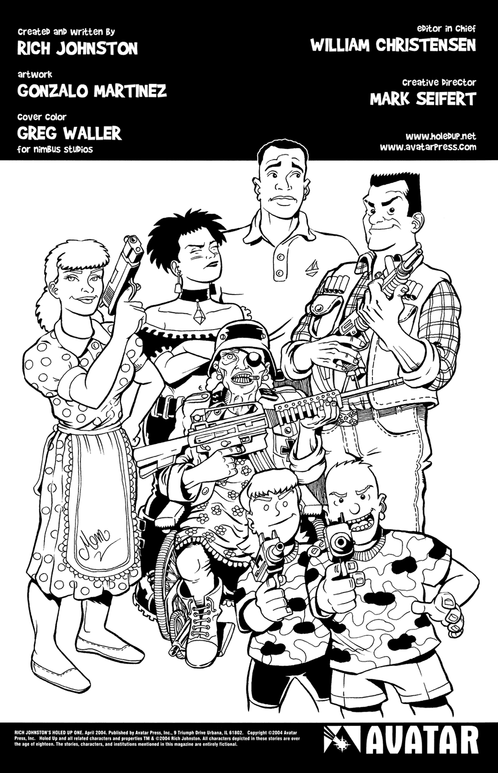 Read online Rich Johnston's Holed Up comic -  Issue #1 - 2