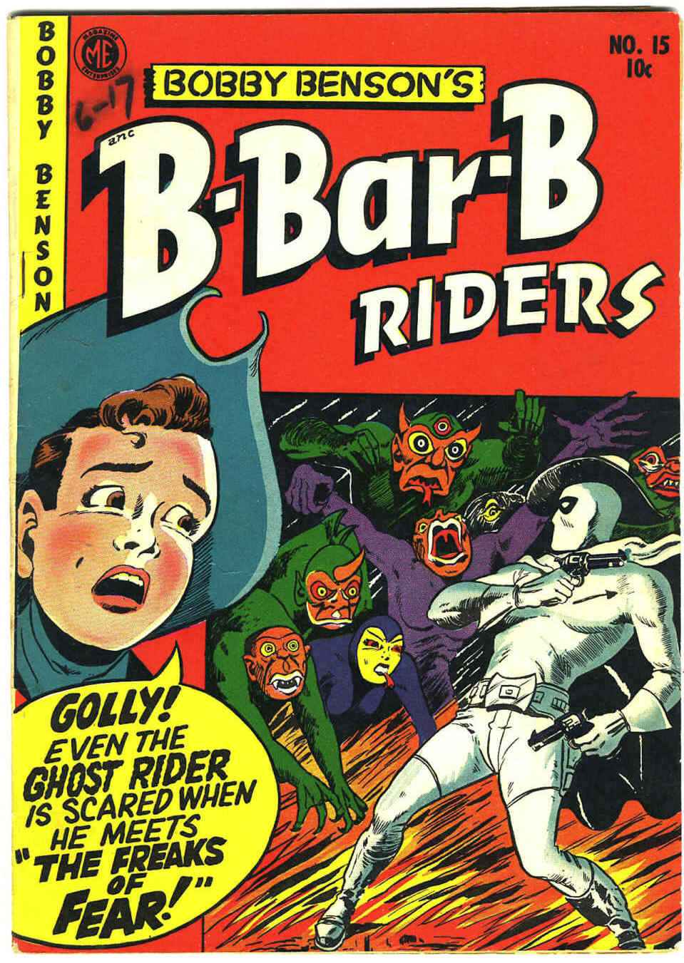 Read online Bobby Benson's B-Bar-B Riders comic -  Issue #15 - 1