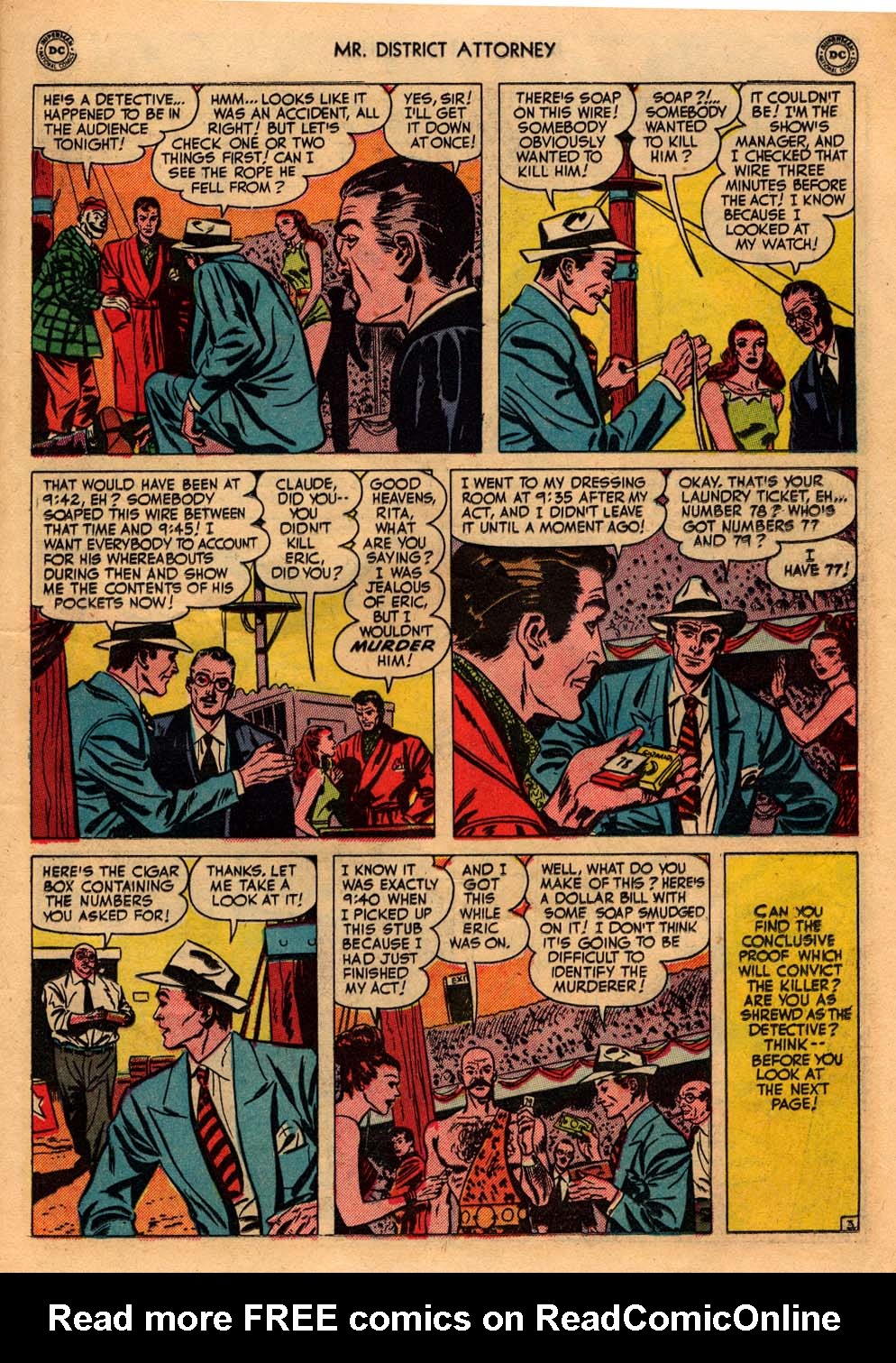 Read online Mr. District Attorney comic -  Issue #17 - 33