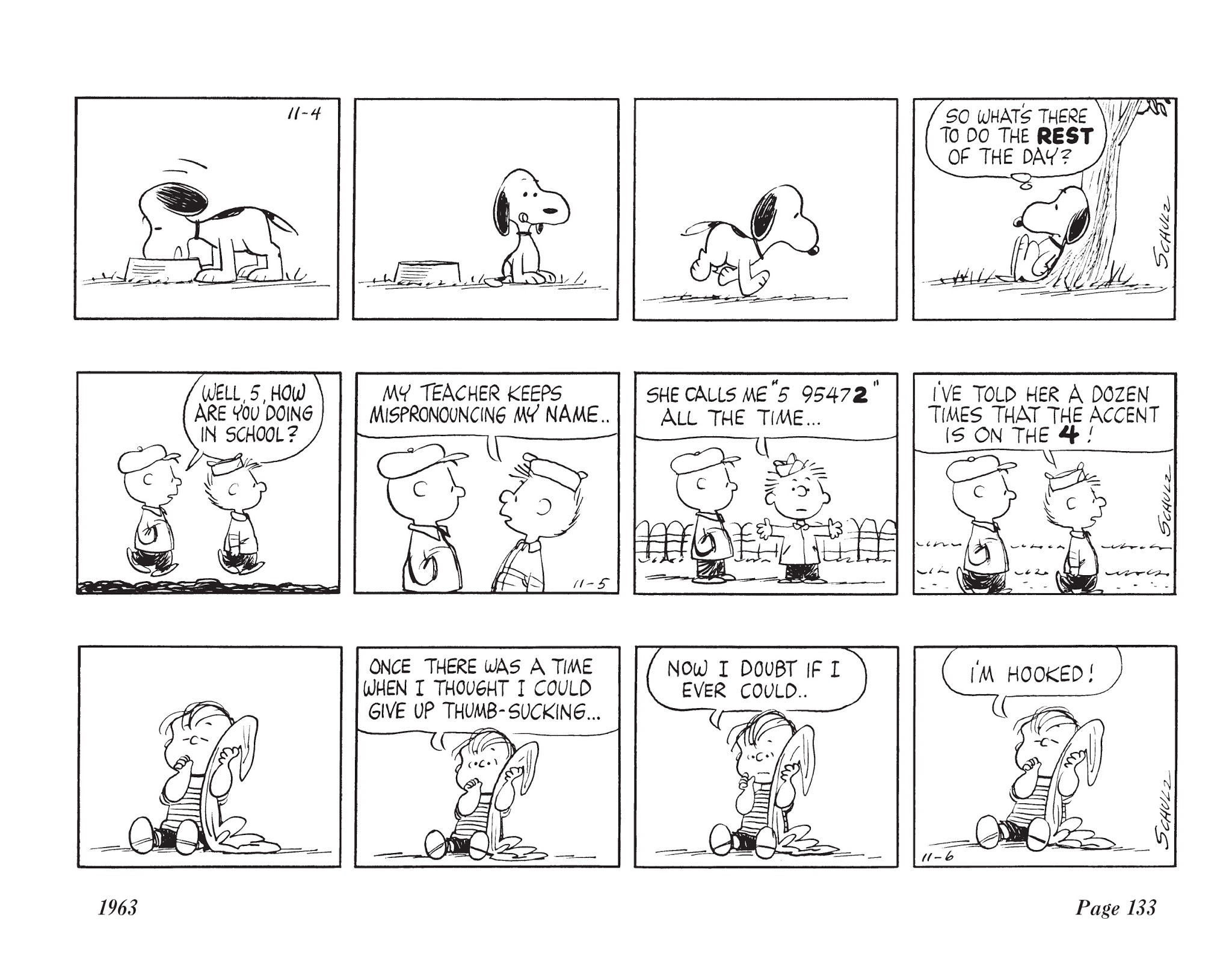 Read online The Complete Peanuts comic -  Issue # TPB 7 - 144