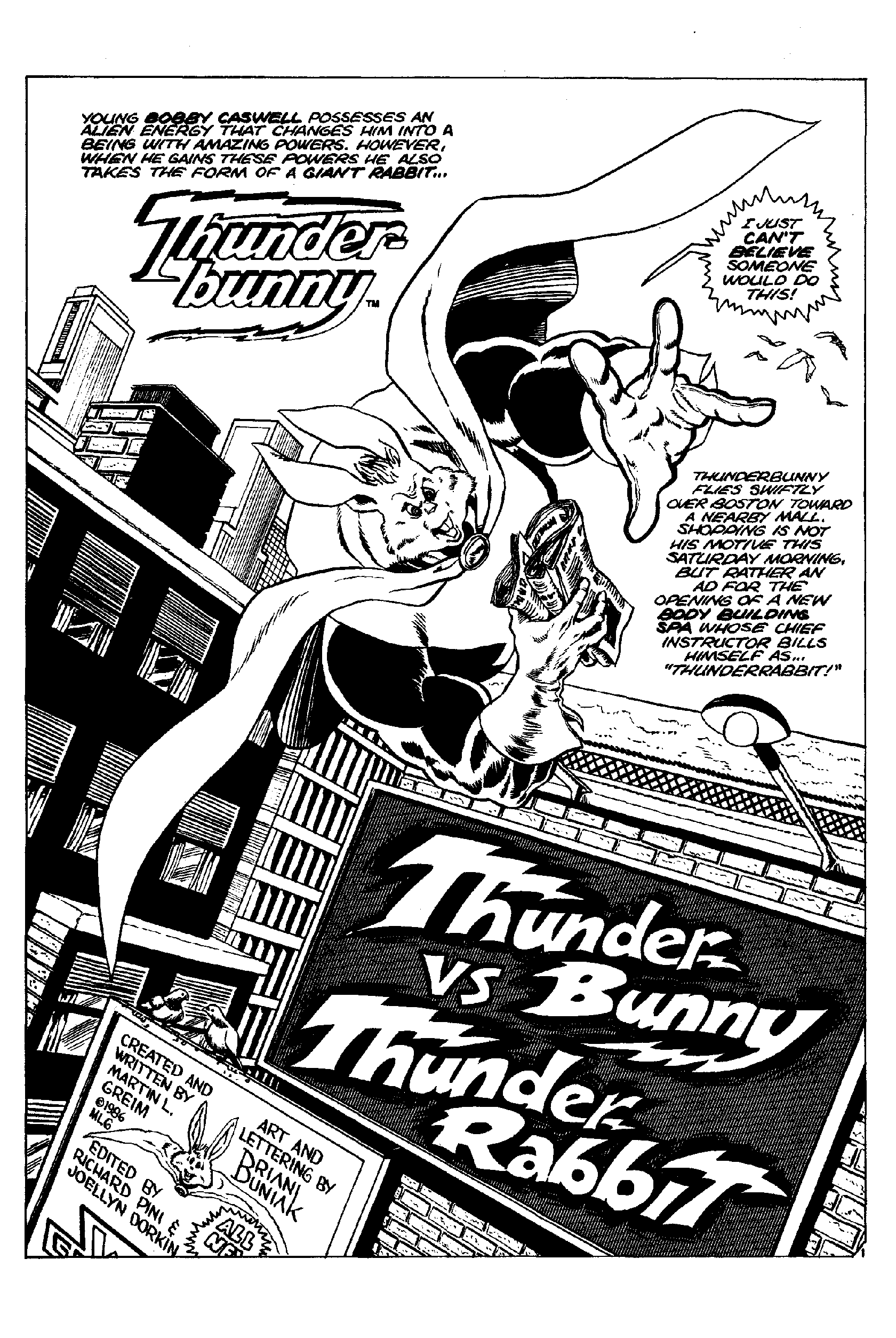 Read online Thunderbunny comic -  Issue #6 - 3